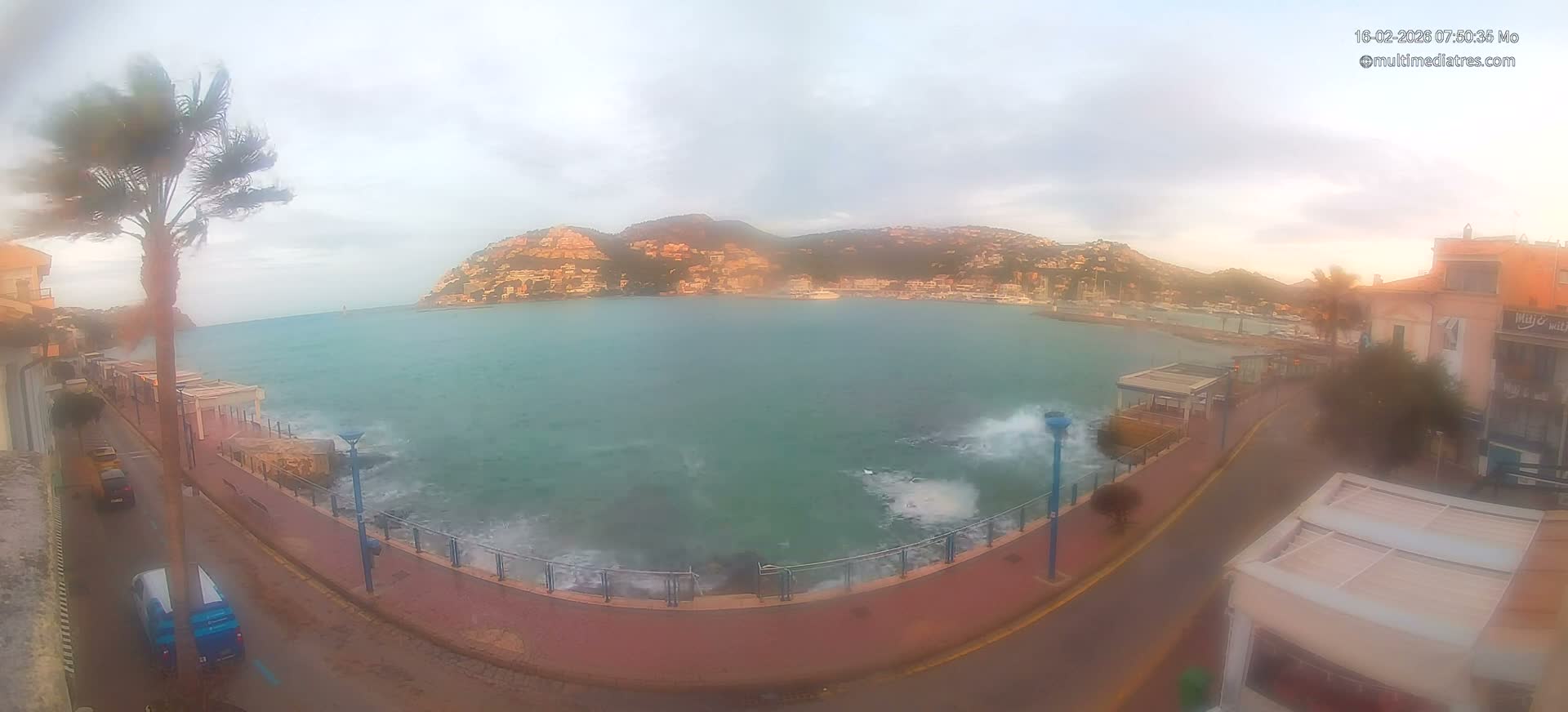 Mallorca, Port d' Andratx Sunset Live Cam - Balearic Islands, Spain