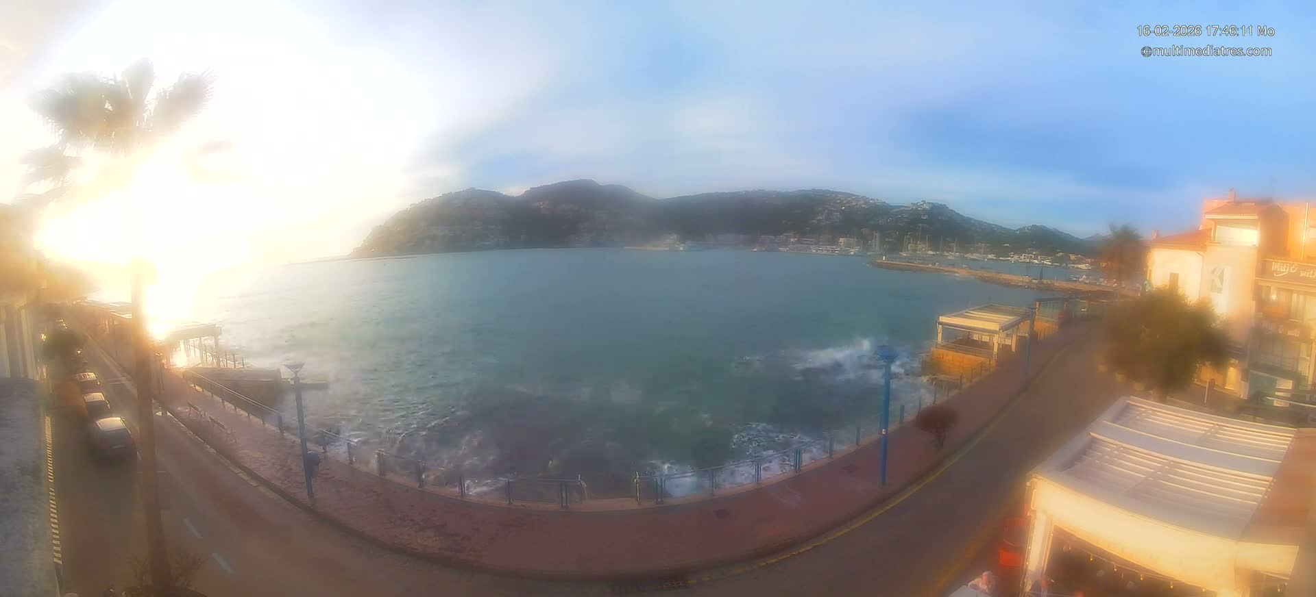 Mallorca, Port d' Andratx Sunset Live Cam - Balearic Islands, Spain