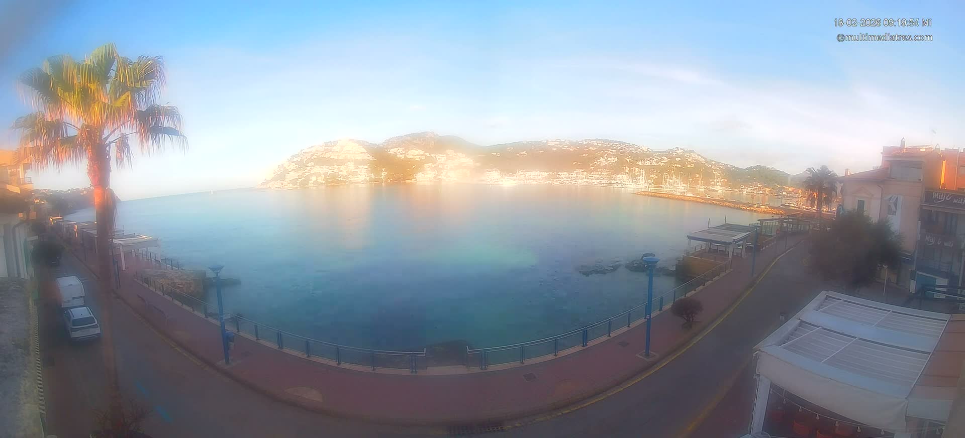 Mallorca, Port d' Andratx Sunset Live Cam - Balearic Islands, Spain
