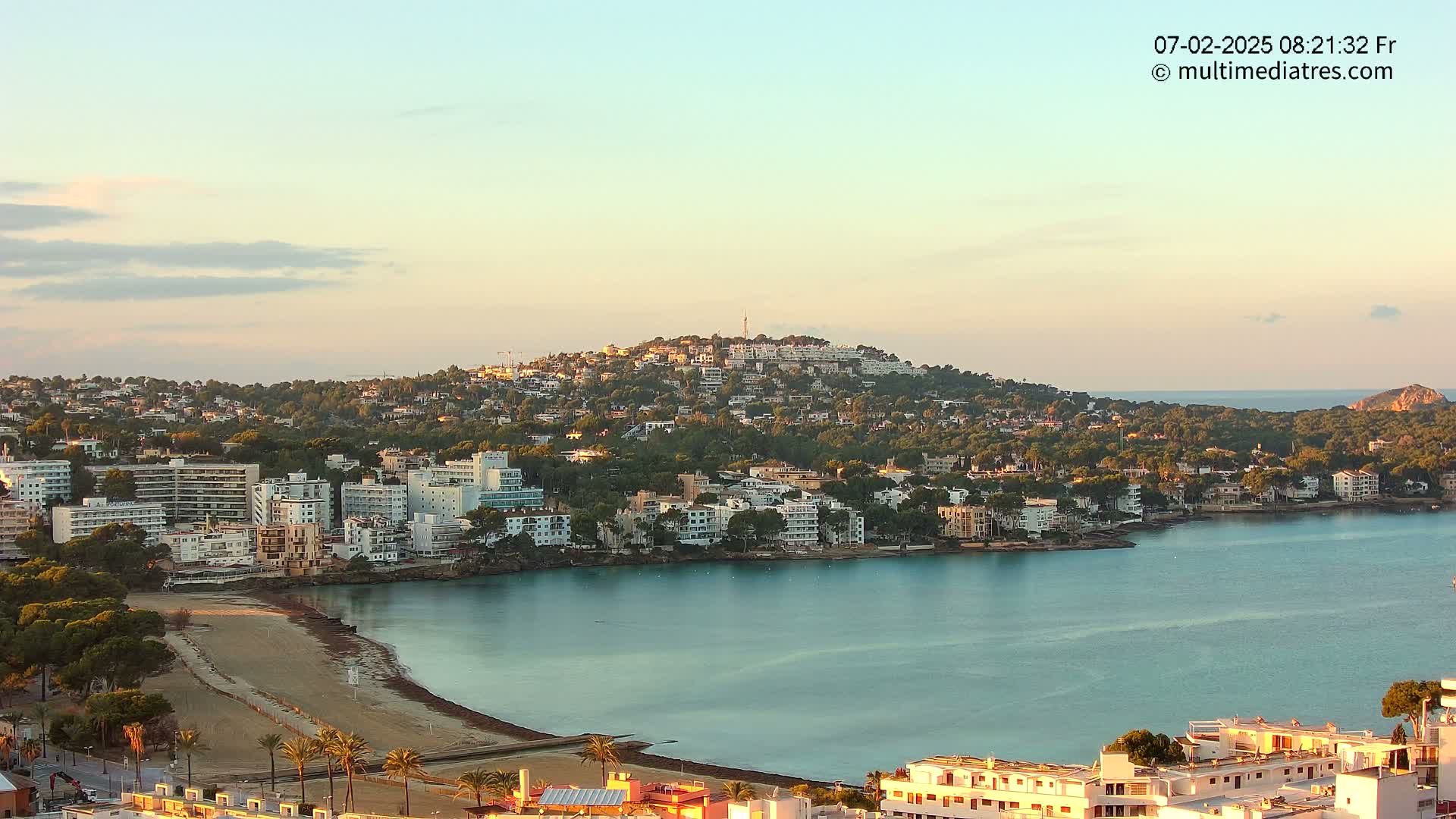 Mallorca, Santa Ponsa Beach Live Cam - Balearic Islands, Spain