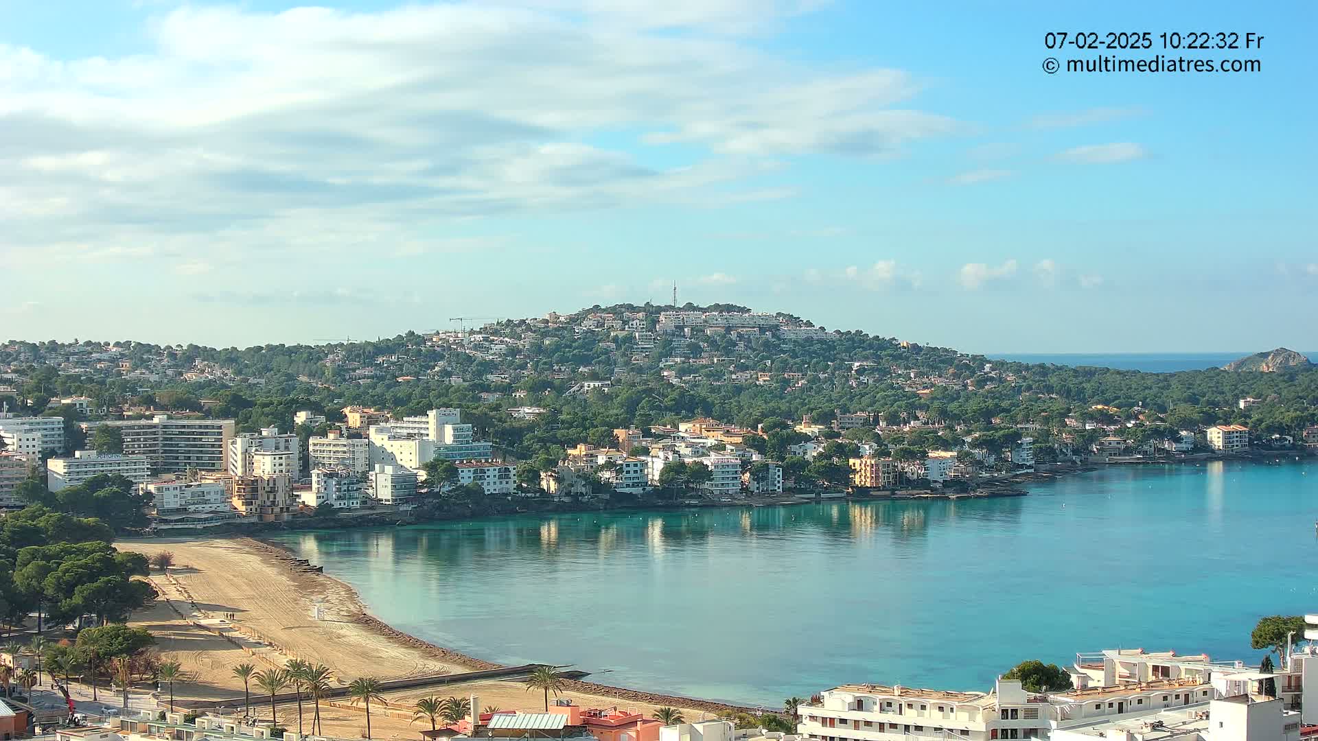 Mallorca, Santa Ponsa Beach Live Cam - Balearic Islands, Spain