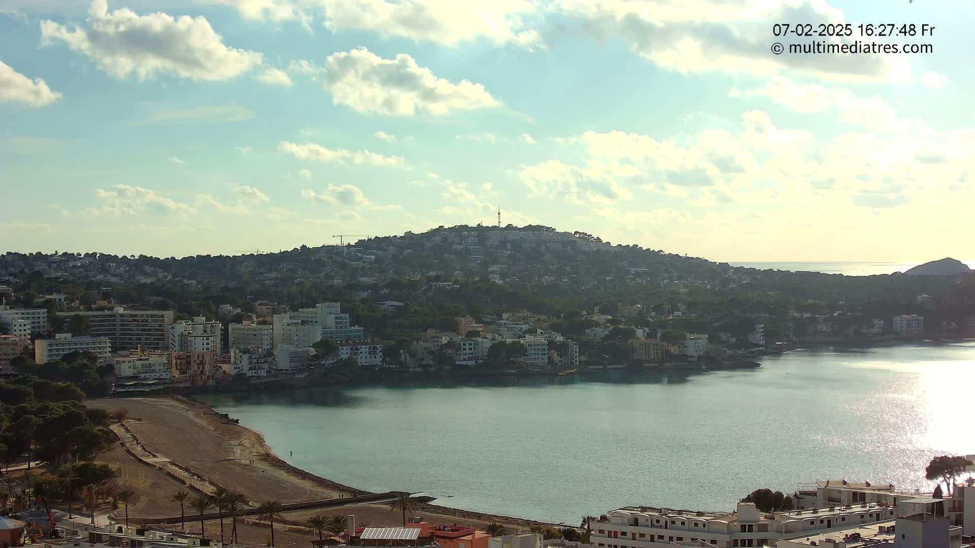 Mallorca, Santa Ponsa Beach Live Cam - Balearic Islands, Spain