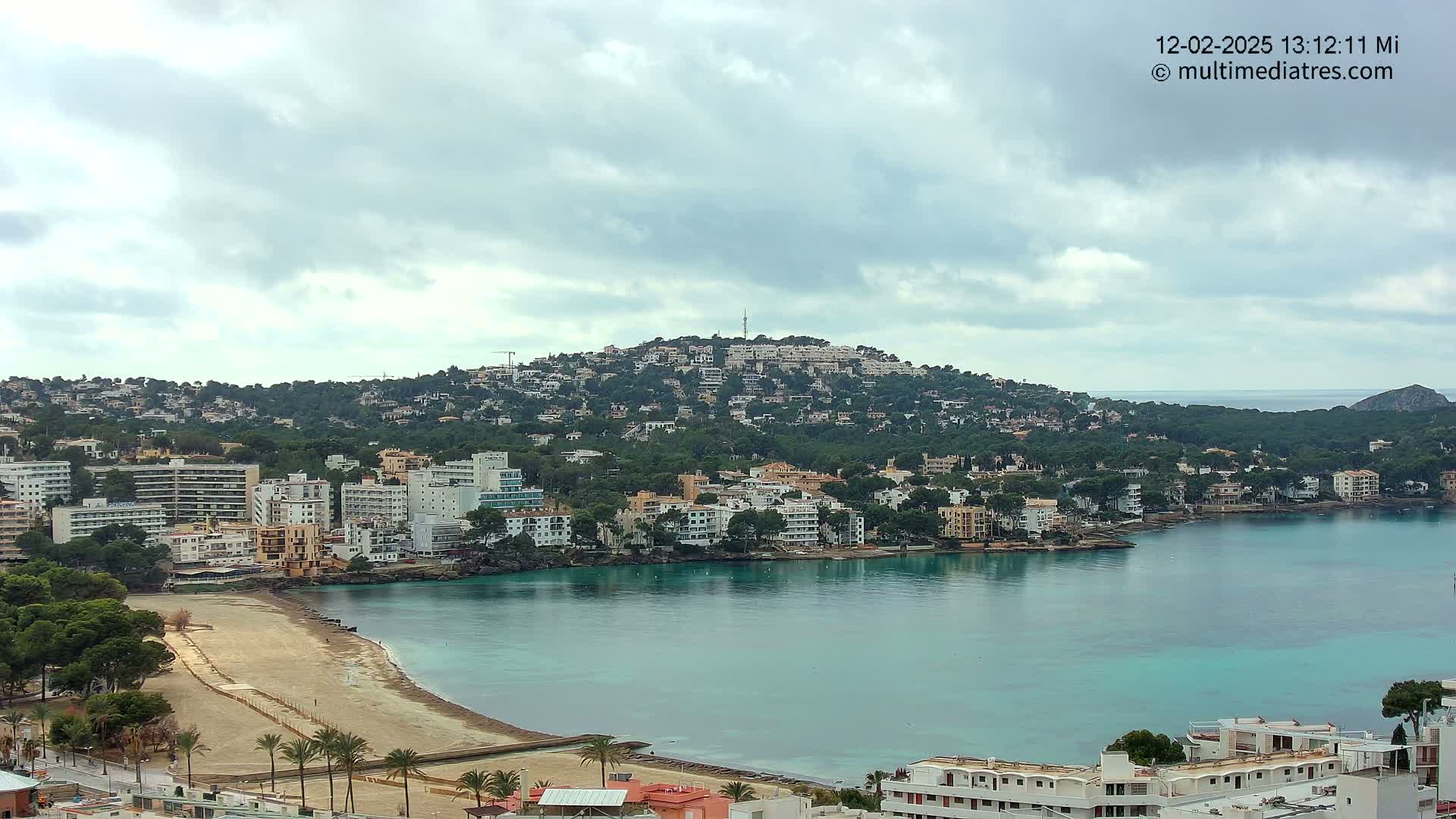 Mallorca, Santa Ponsa Beach Live Cam - Balearic Islands, Spain