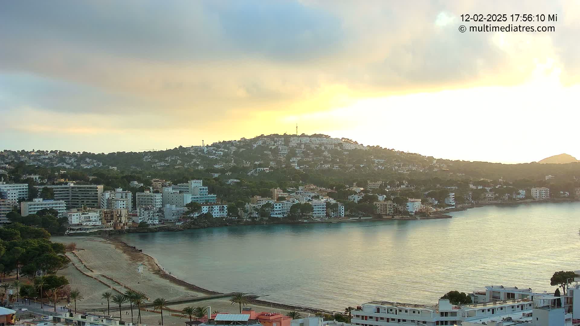 Mallorca, Santa Ponsa Beach Live Cam - Balearic Islands, Spain