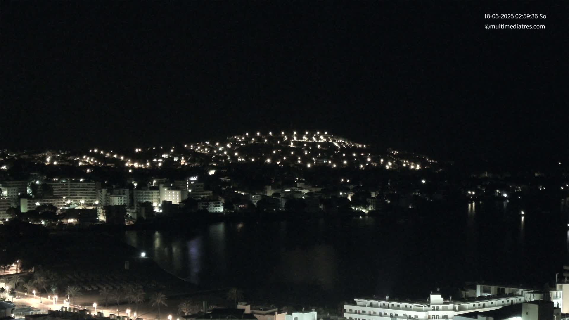 Mallorca, Santa Ponsa Beach Live Cam - Balearic Islands, Spain