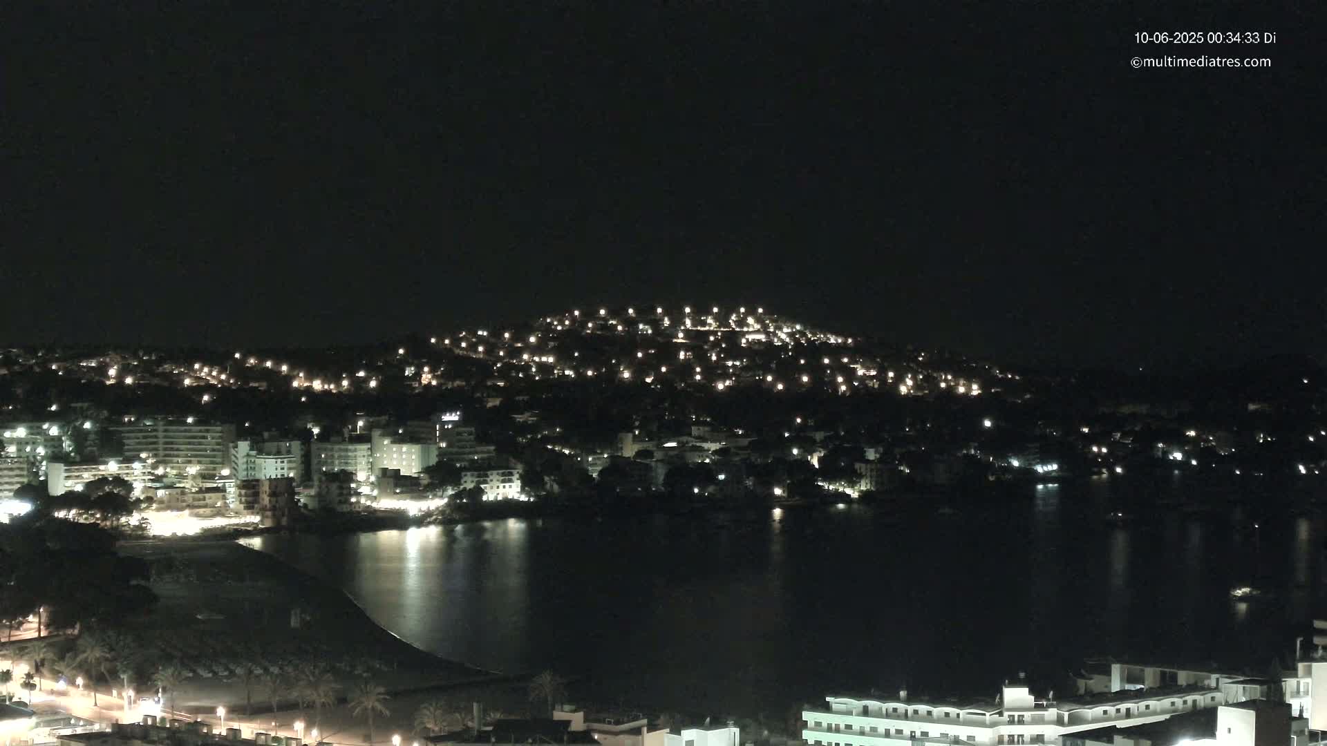 Mallorca, Santa Ponsa Beach Live Cam - Balearic Islands, Spain