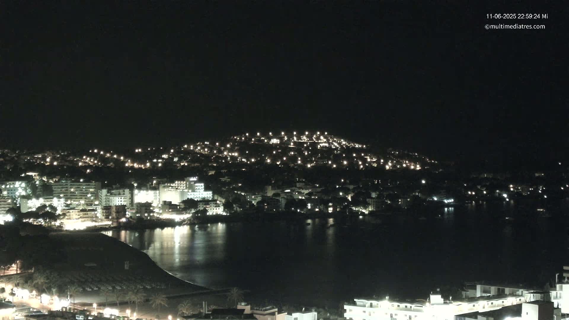 Mallorca, Santa Ponsa Beach Live Cam - Balearic Islands, Spain