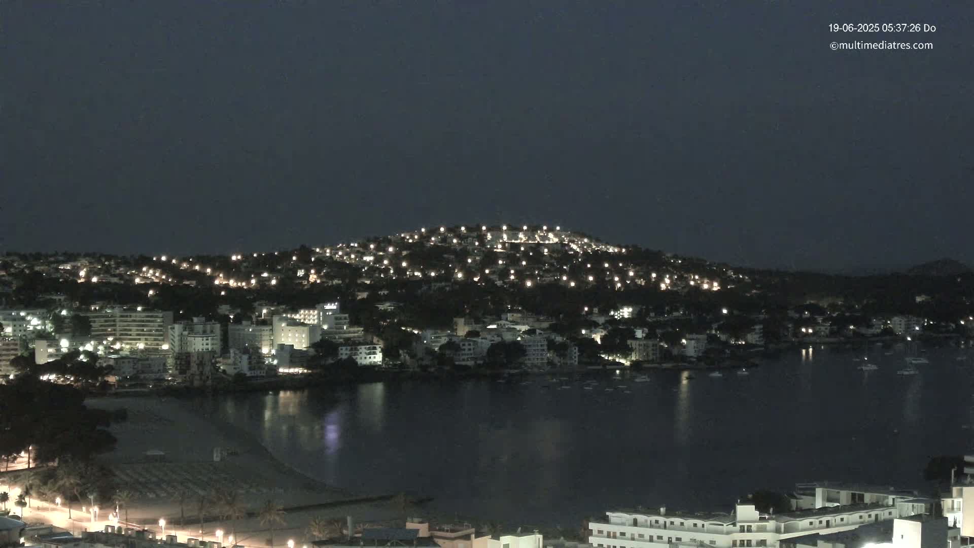 Mallorca, Santa Ponsa Beach Live Cam - Balearic Islands, Spain