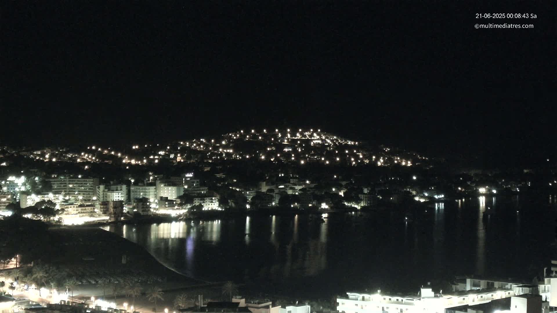 Mallorca, Santa Ponsa Beach Live Cam - Balearic Islands, Spain