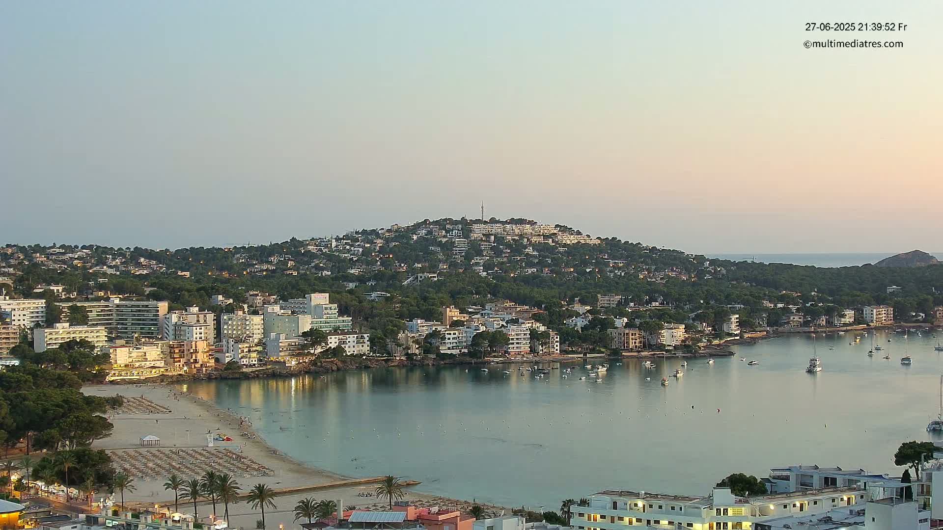 Mallorca, Santa Ponsa Beach Live Cam - Balearic Islands, Spain