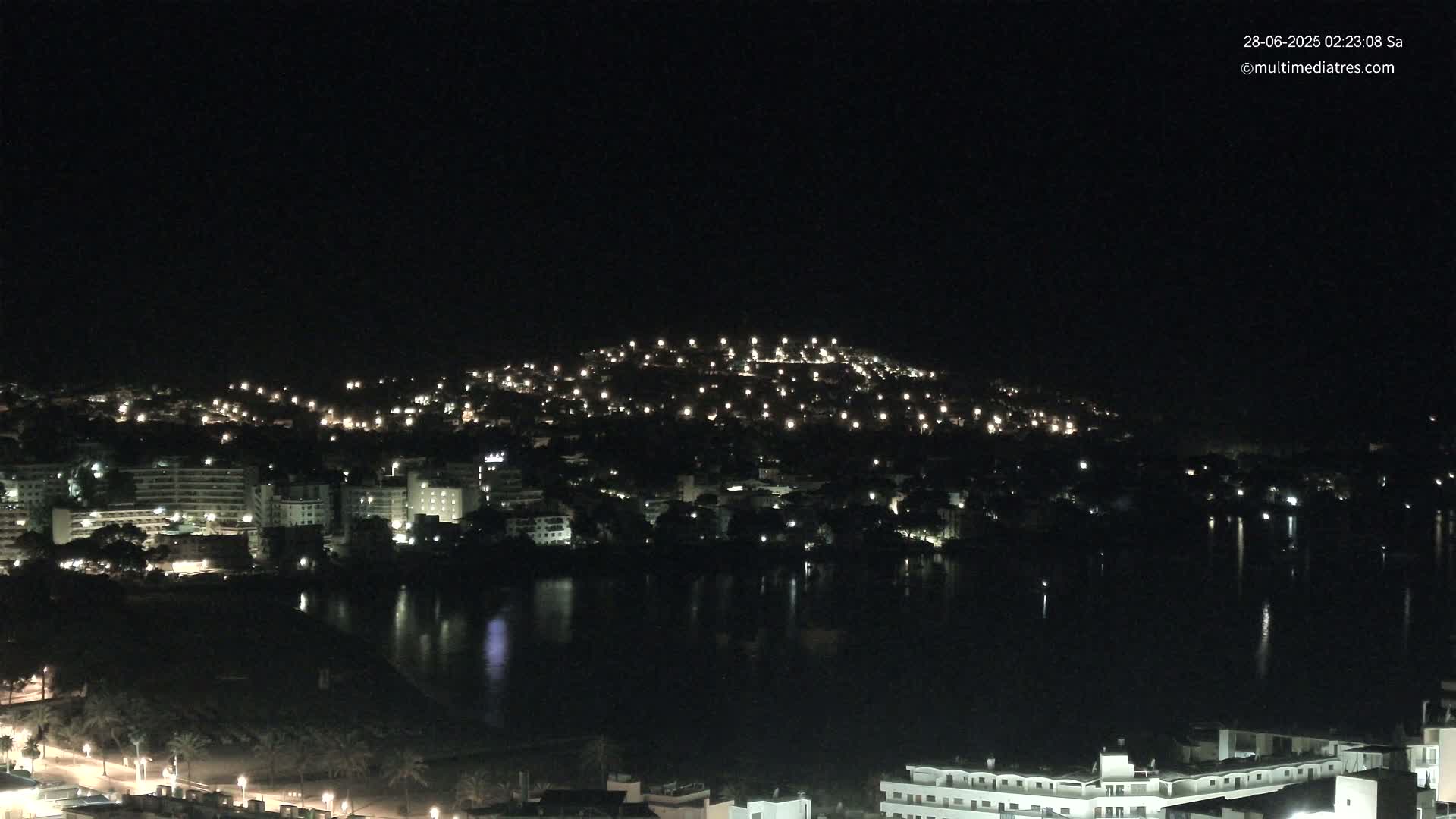 Mallorca, Santa Ponsa Beach Live Cam - Balearic Islands, Spain
