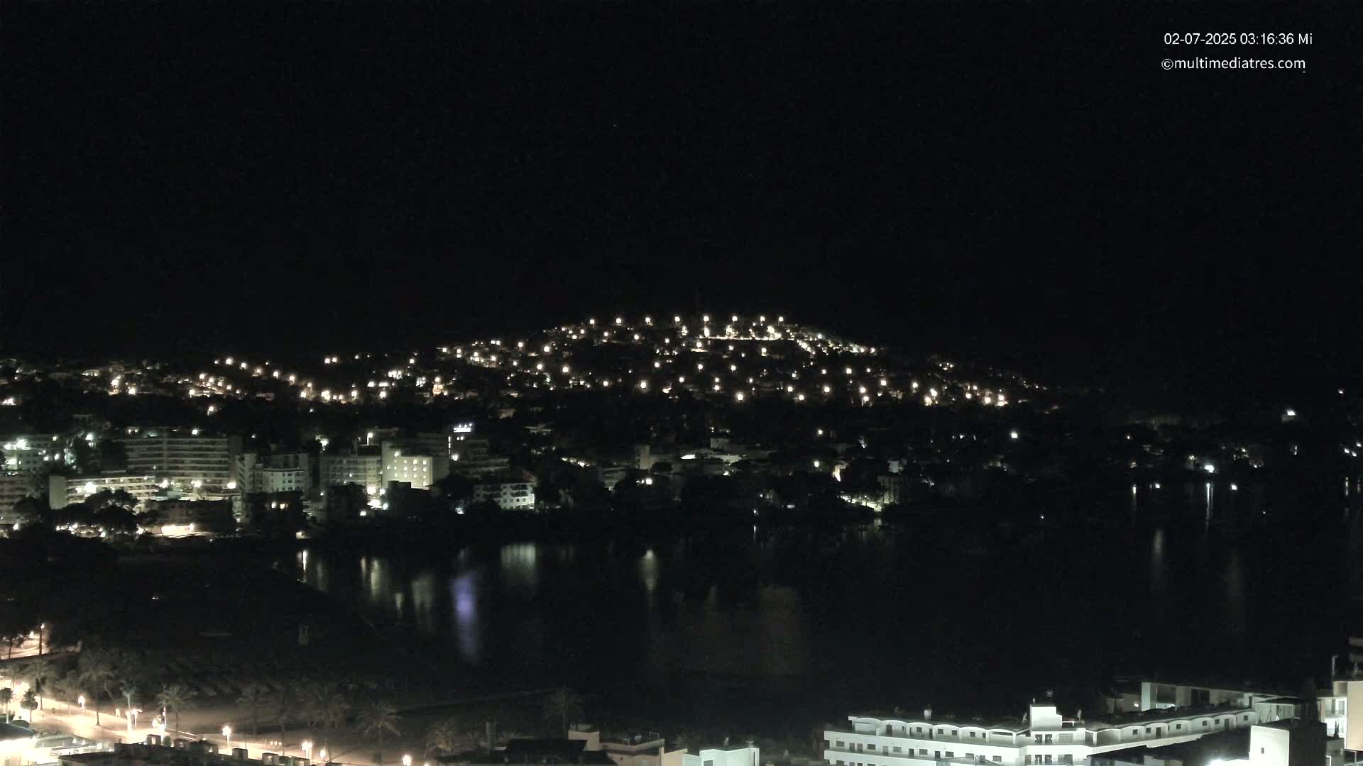 Mallorca, Santa Ponsa Beach Live Cam - Balearic Islands, Spain