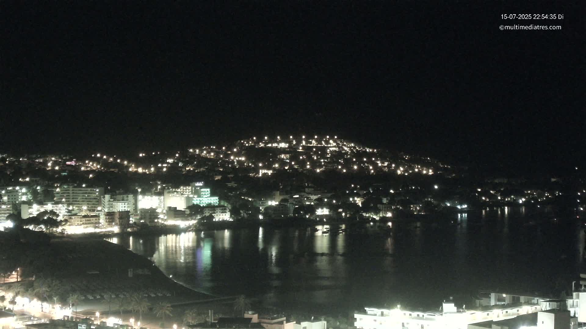Mallorca, Santa Ponsa Beach Live Cam - Balearic Islands, Spain