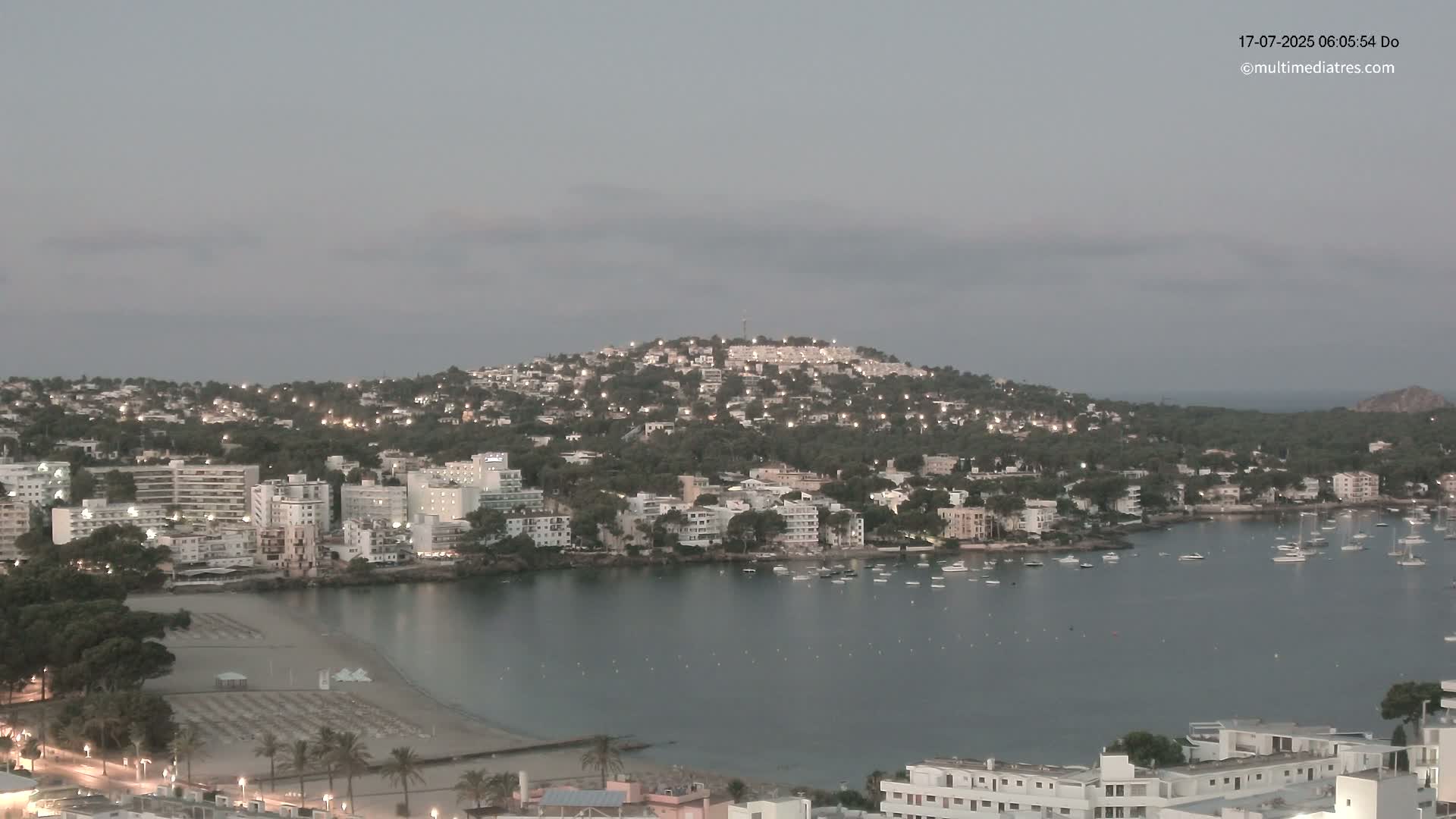 Mallorca, Santa Ponsa Beach Live Cam - Balearic Islands, Spain