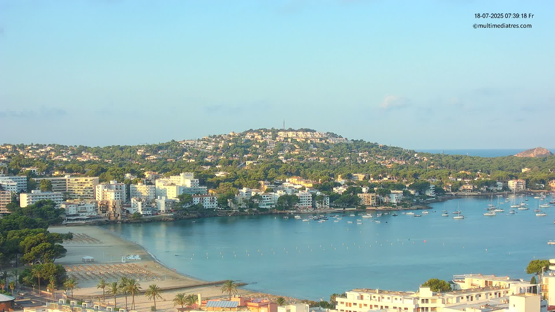 Mallorca, Santa Ponsa Beach Live Cam - Balearic Islands, Spain