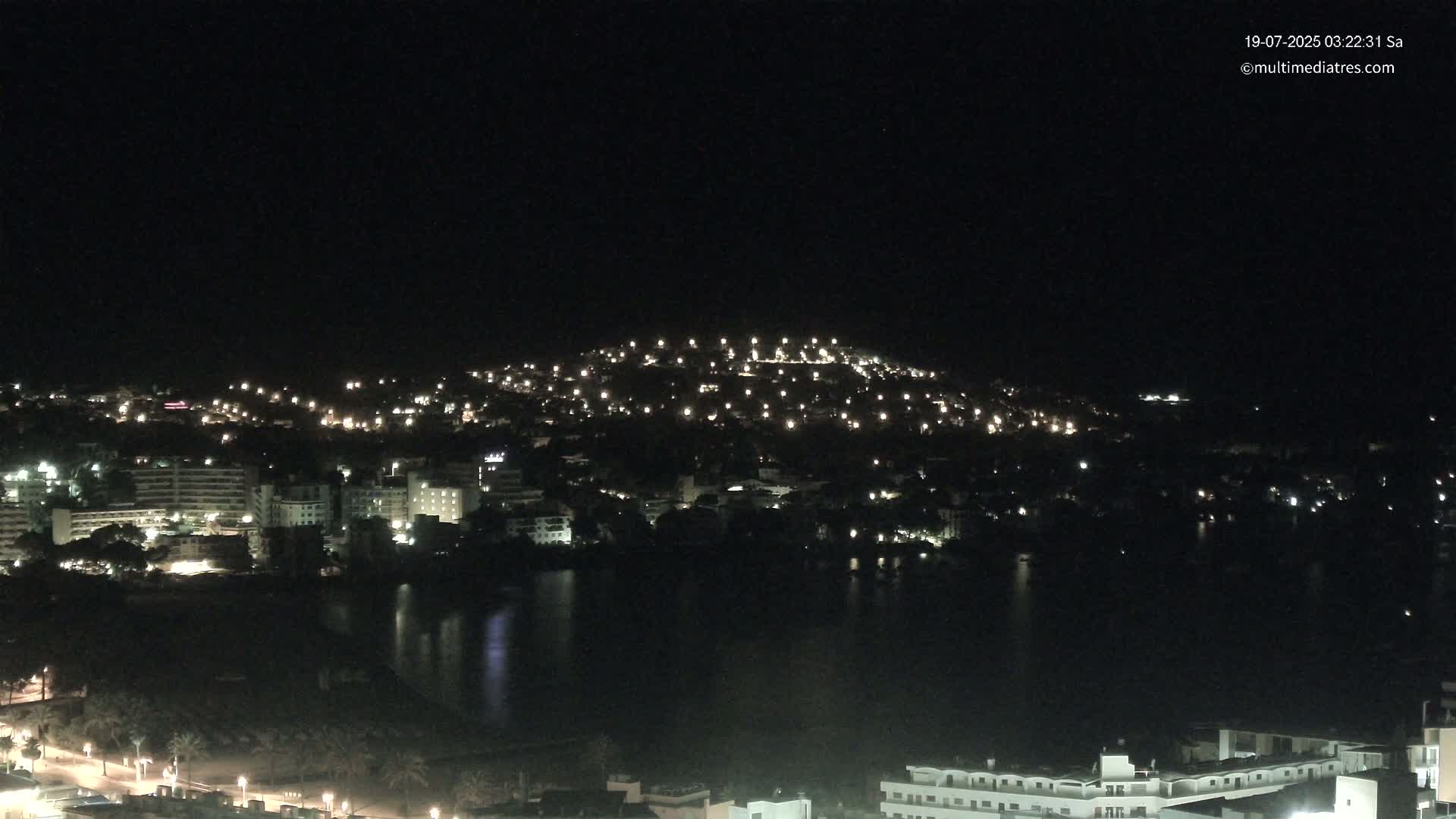 Mallorca, Santa Ponsa Beach Live Cam - Balearic Islands, Spain