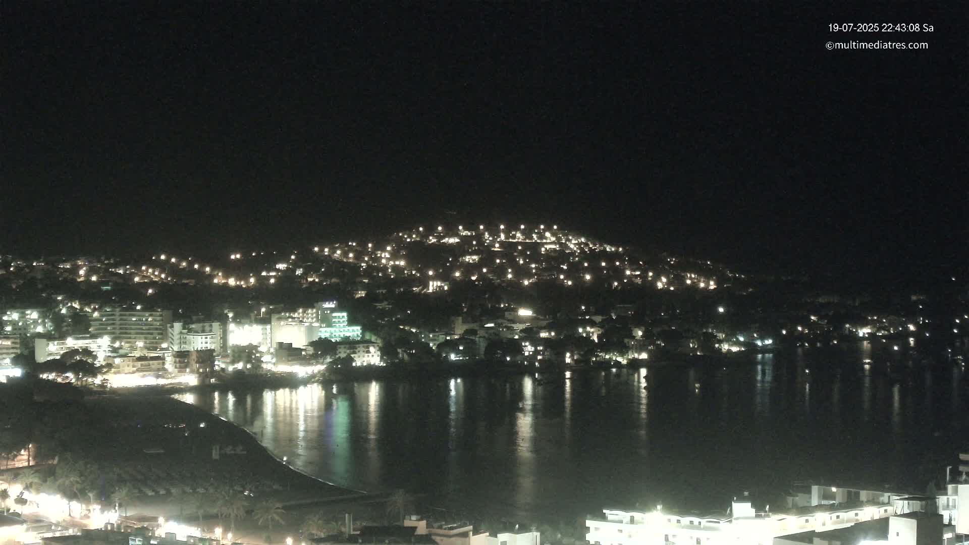 Mallorca, Santa Ponsa Beach Live Cam - Balearic Islands, Spain