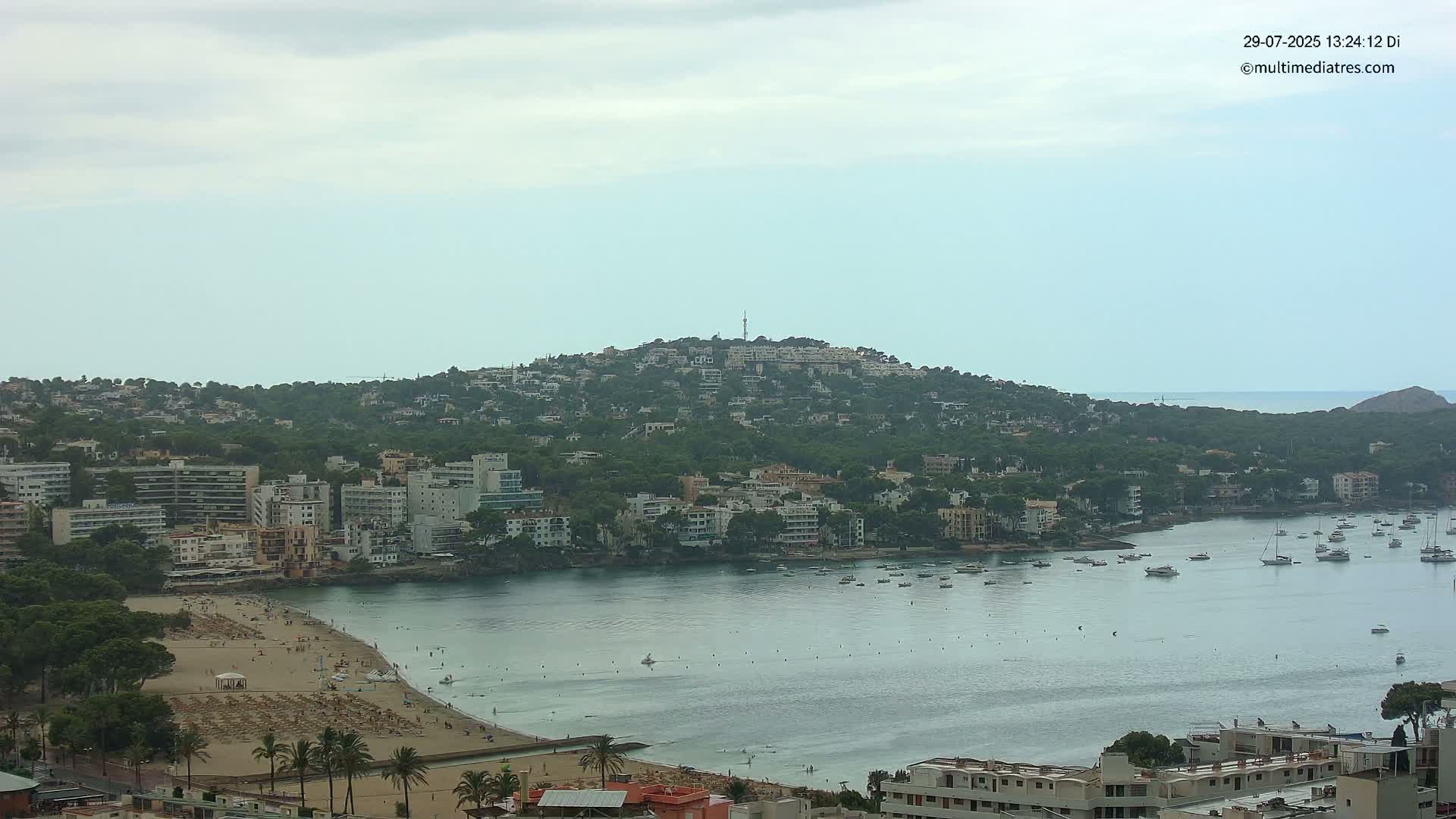 Mallorca, Santa Ponsa Beach Live Cam - Balearic Islands, Spain