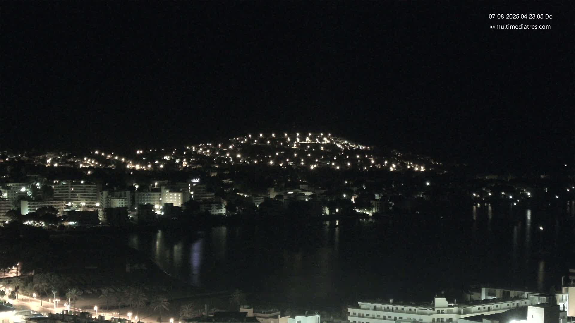 Mallorca, Santa Ponsa Beach Live Cam - Balearic Islands, Spain