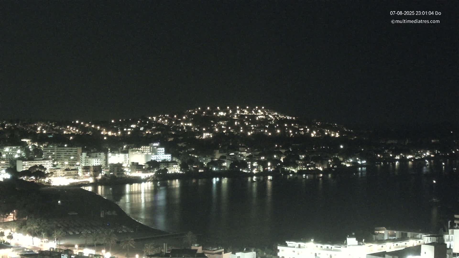 Mallorca, Santa Ponsa Beach Live Cam - Balearic Islands, Spain