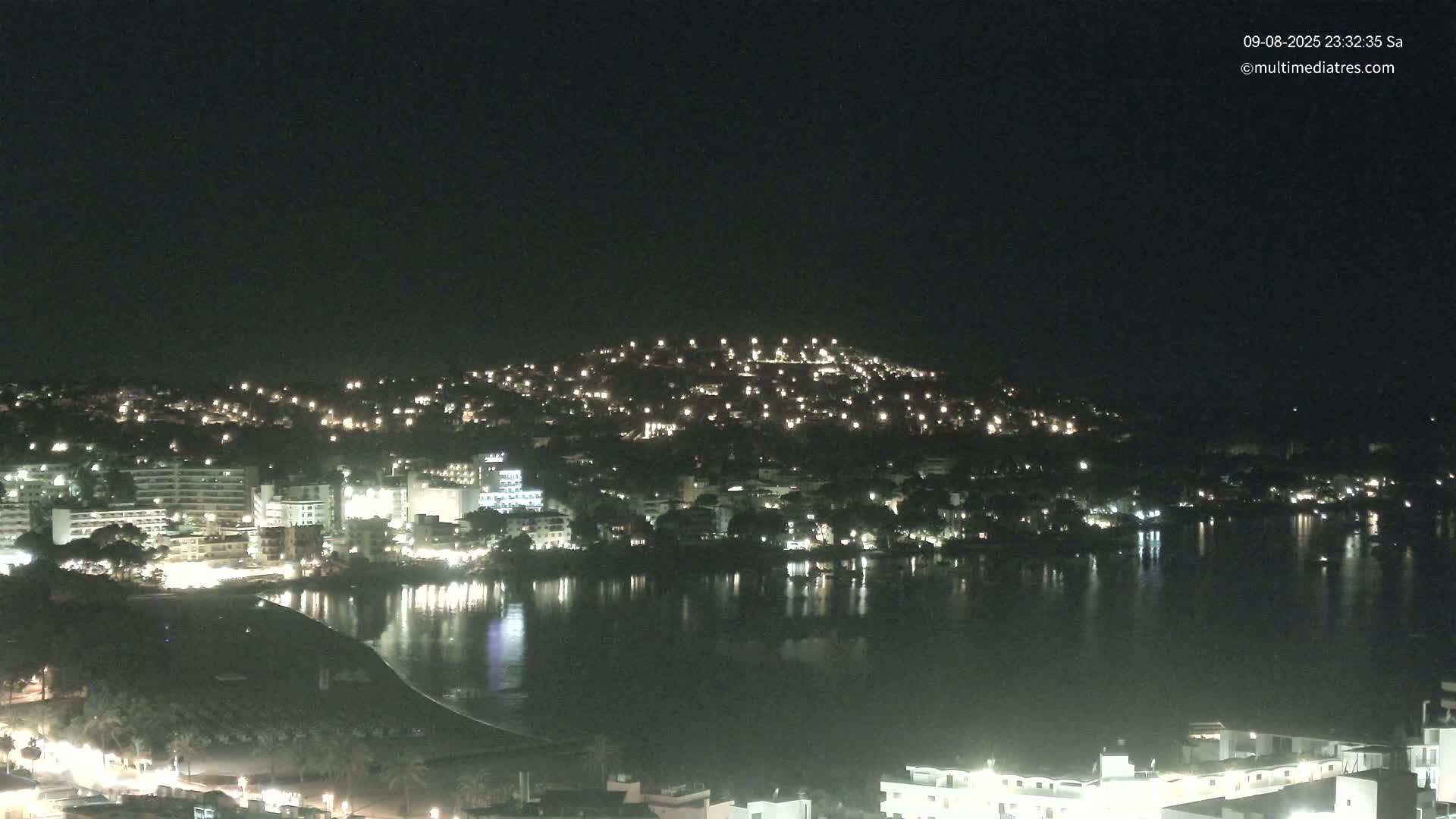 Mallorca, Santa Ponsa Beach Live Cam - Balearic Islands, Spain