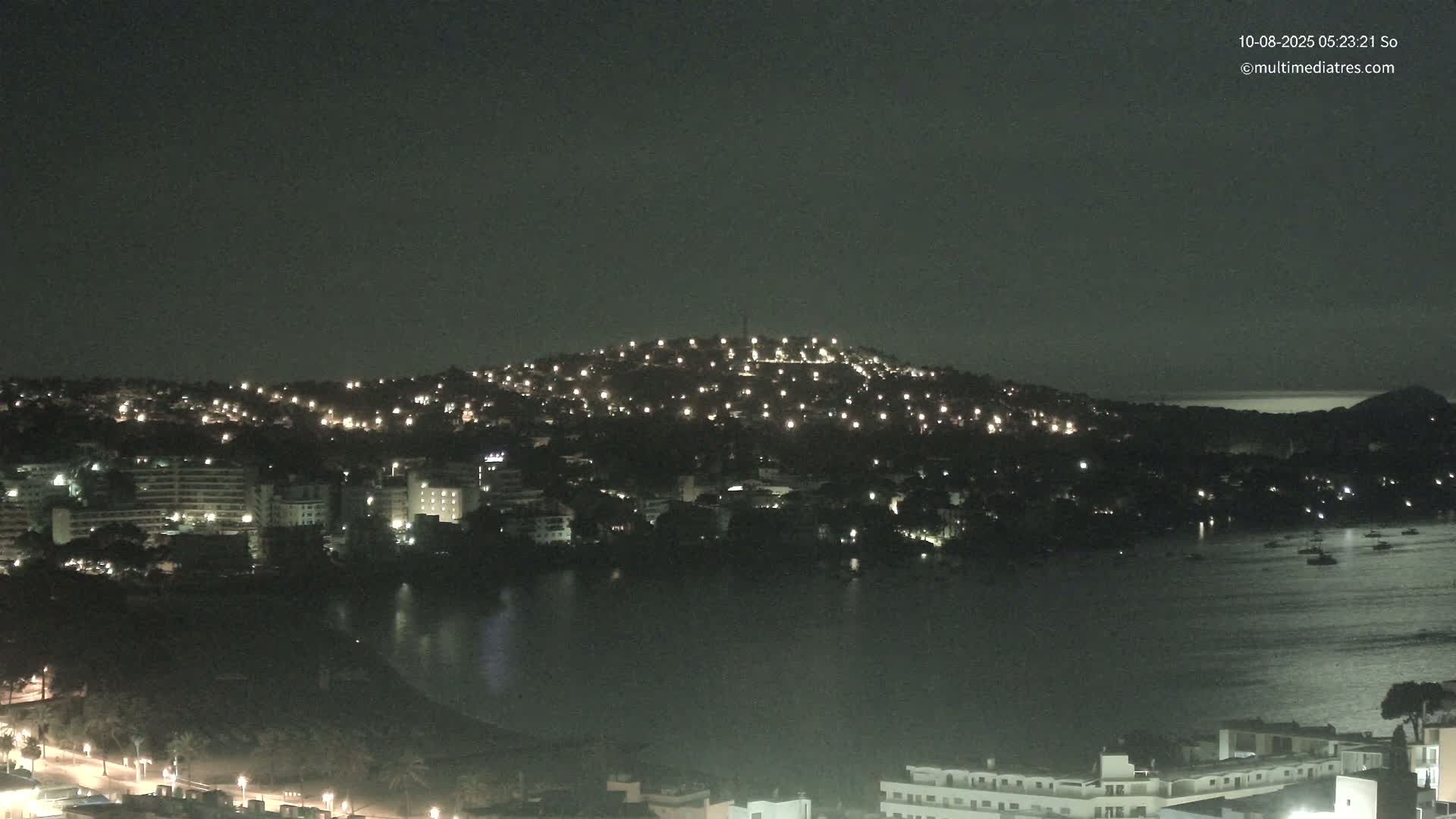 Mallorca, Santa Ponsa Beach Live Cam - Balearic Islands, Spain