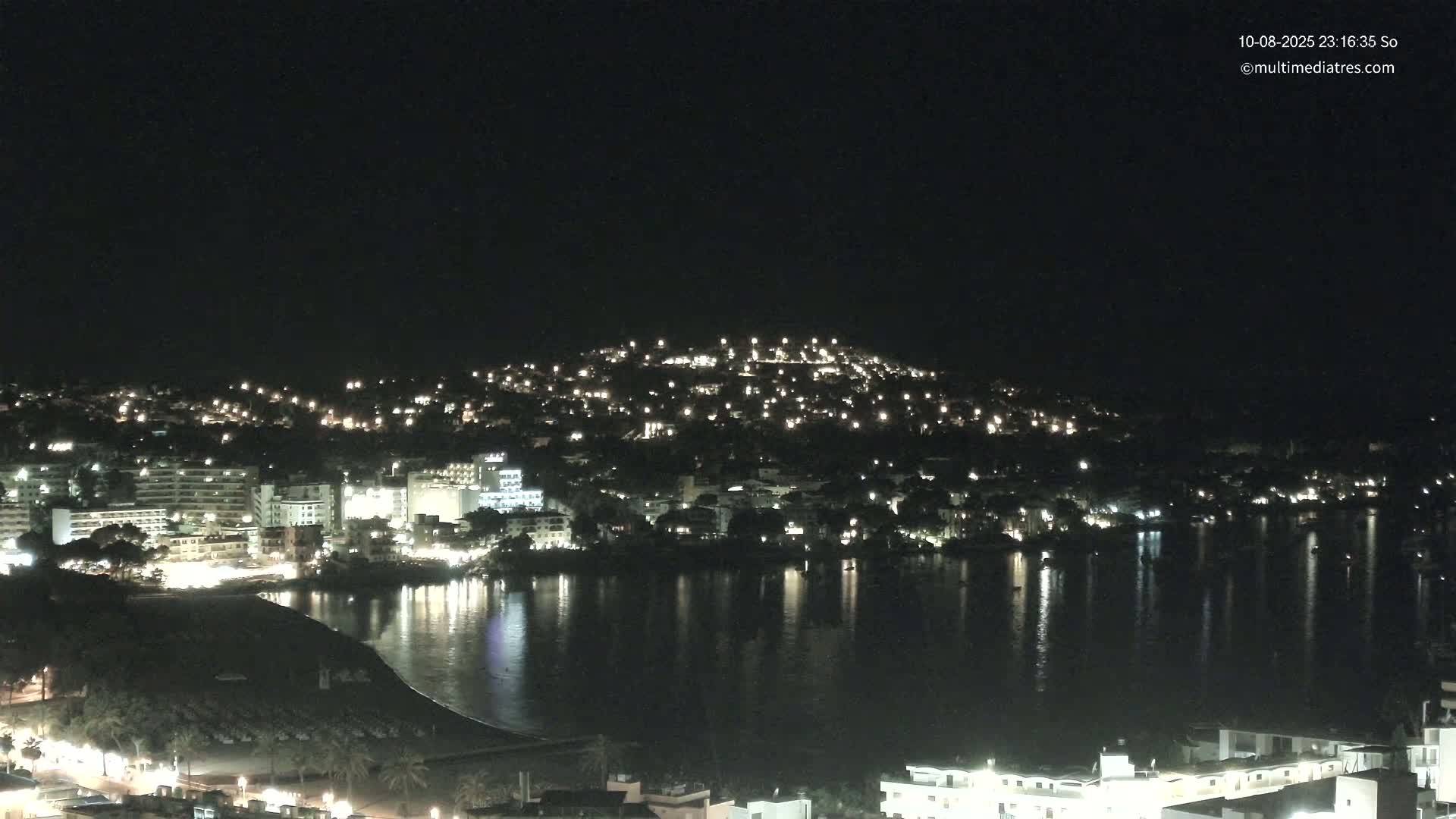 Mallorca, Santa Ponsa Beach Live Cam - Balearic Islands, Spain