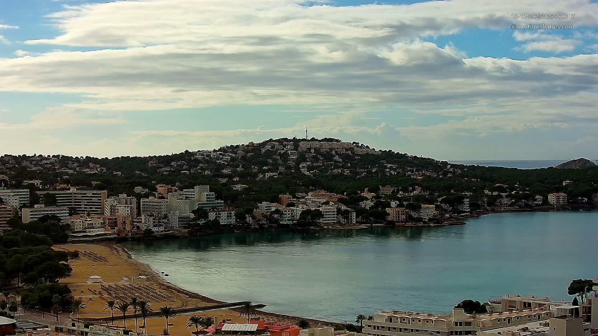 Mallorca, Santa Ponsa Beach Live Cam - Balearic Islands, Spain