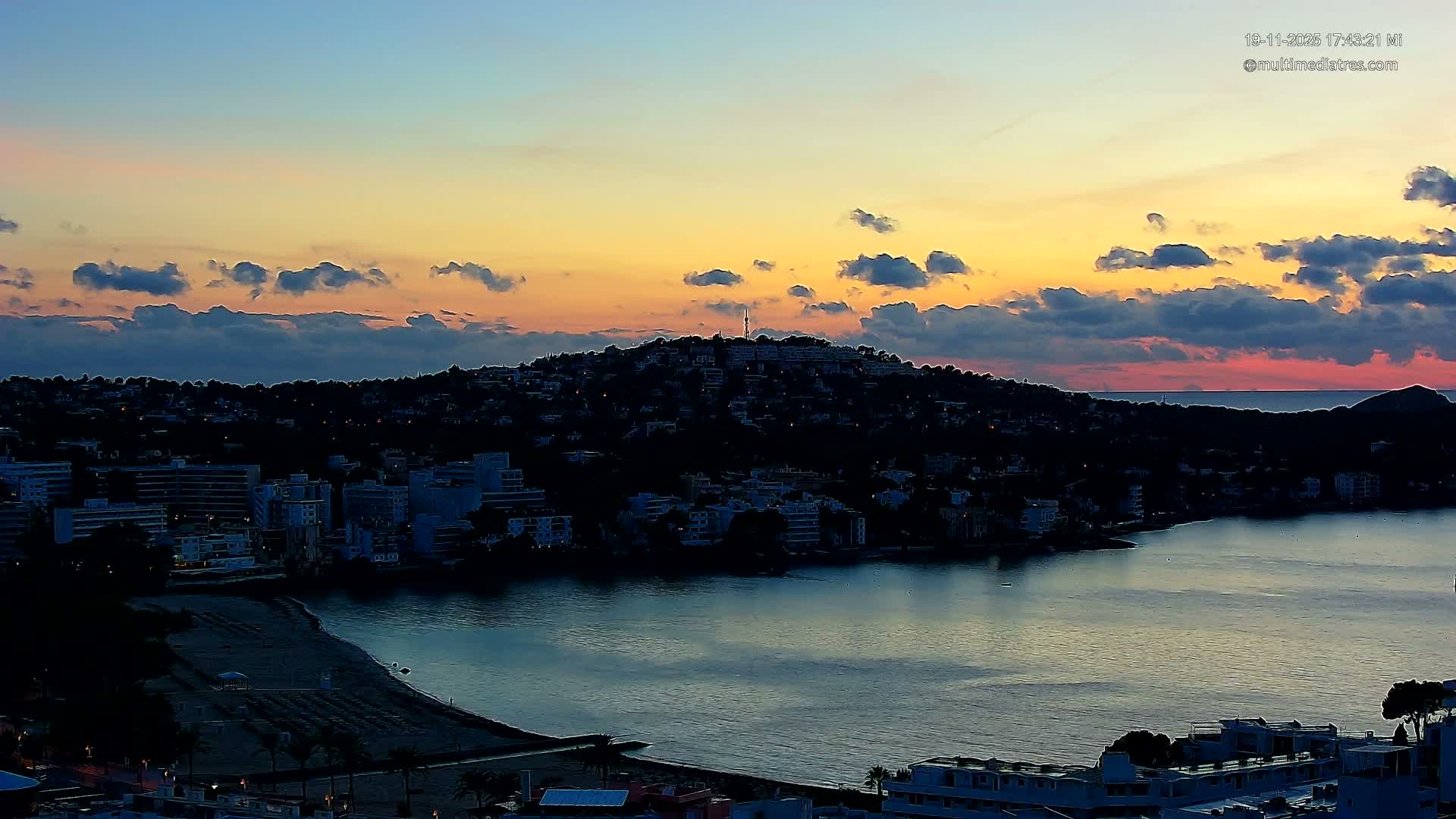 Mallorca, Santa Ponsa Beach Live Cam - Balearic Islands, Spain
