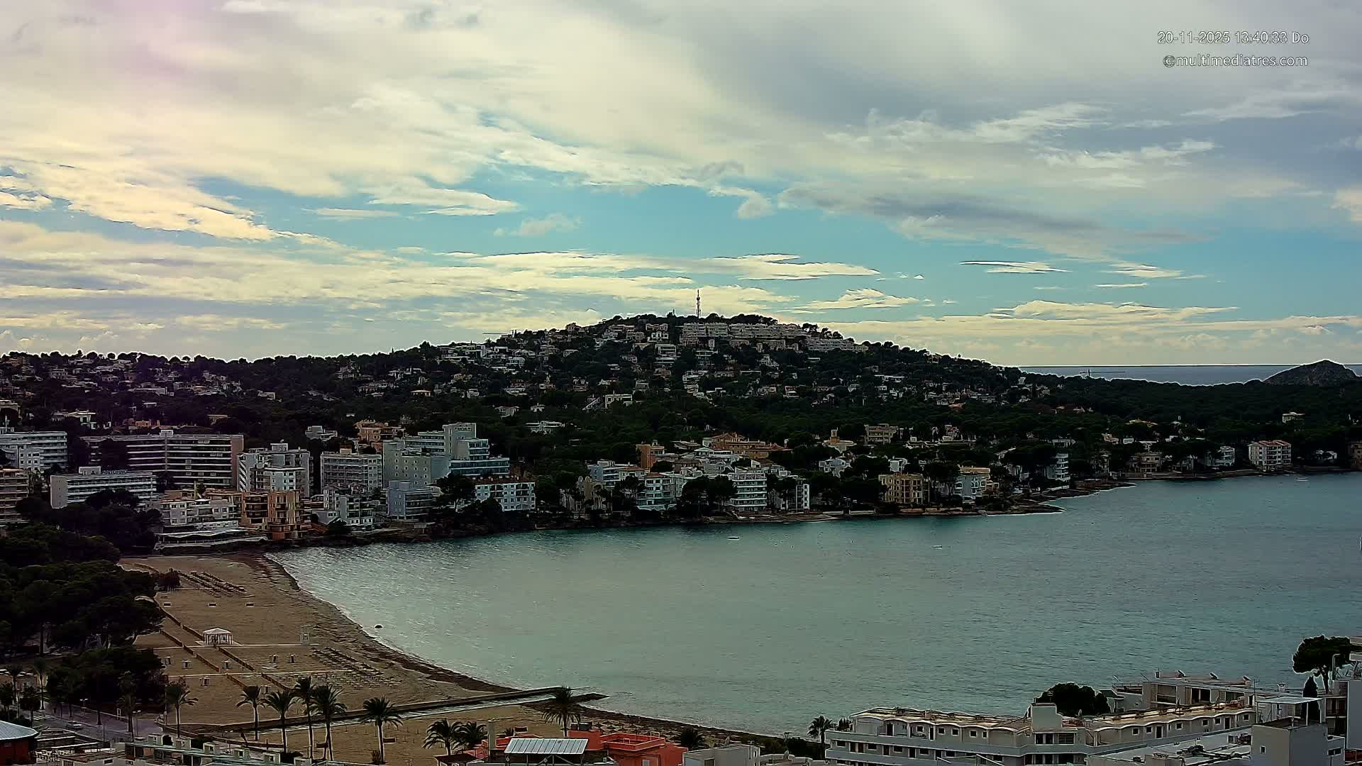 Mallorca, Santa Ponsa Beach Live Cam - Balearic Islands, Spain
