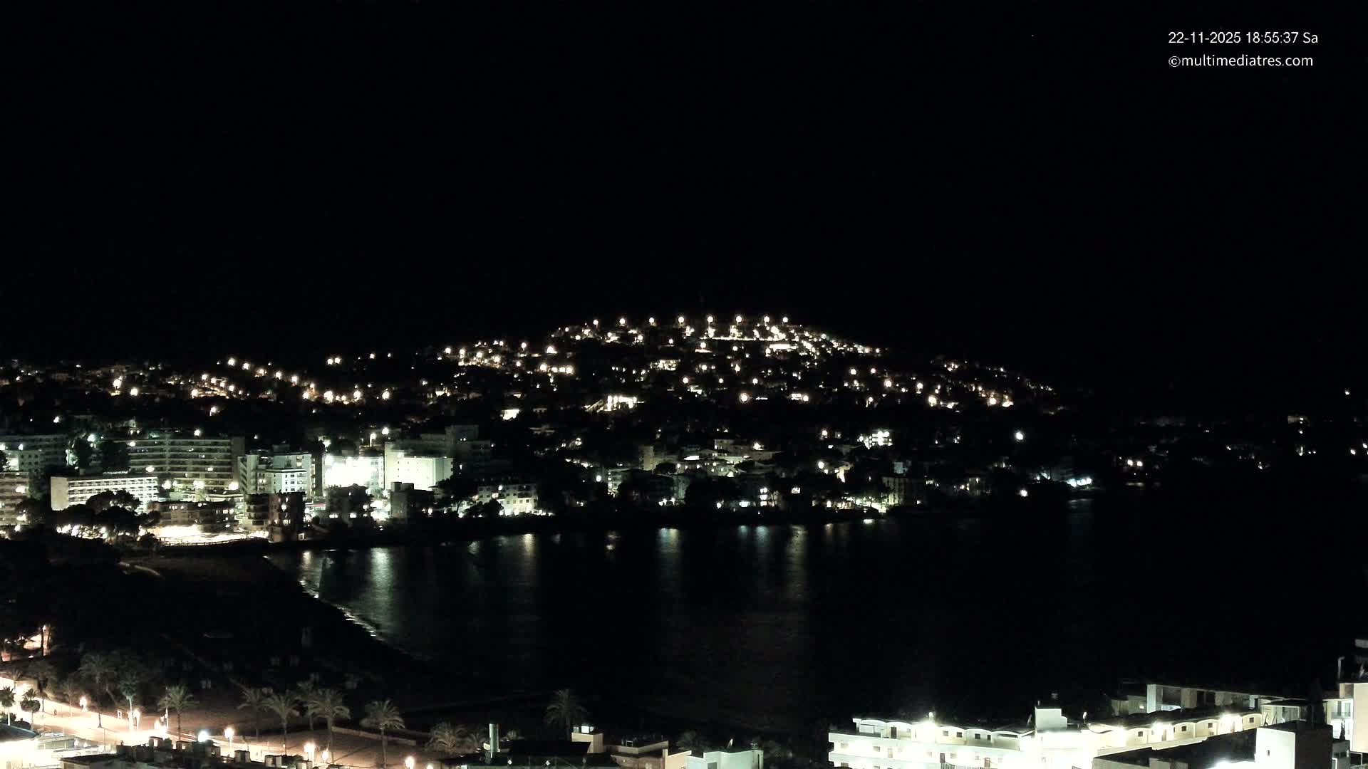 Mallorca, Santa Ponsa Beach Live Cam - Balearic Islands, Spain