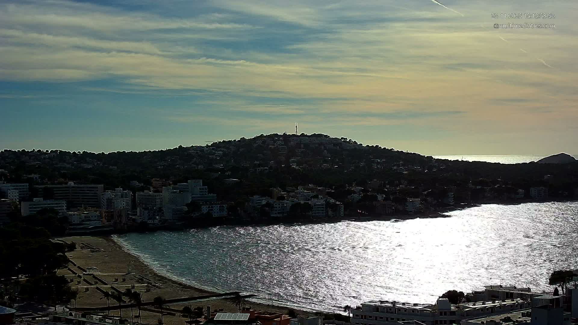 Mallorca, Santa Ponsa Beach Live Cam - Balearic Islands, Spain