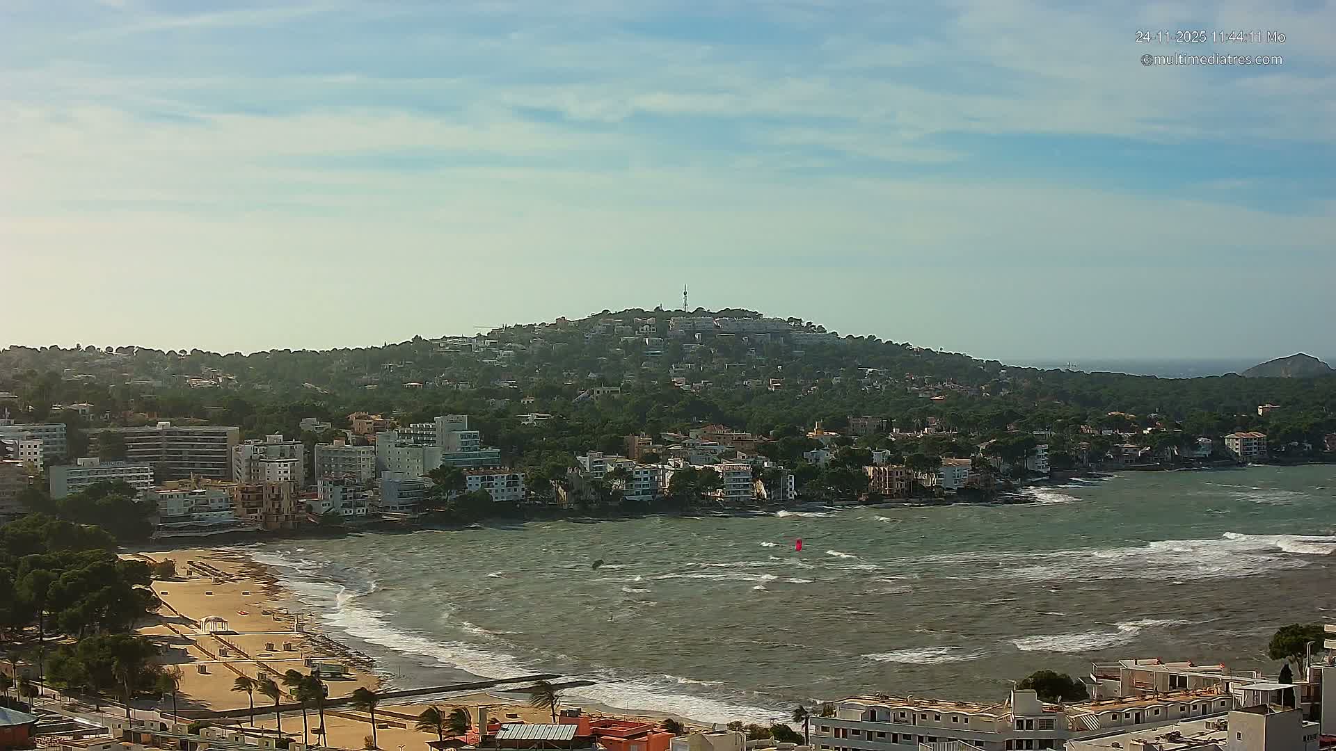 Mallorca, Santa Ponsa Beach Live Cam - Balearic Islands, Spain