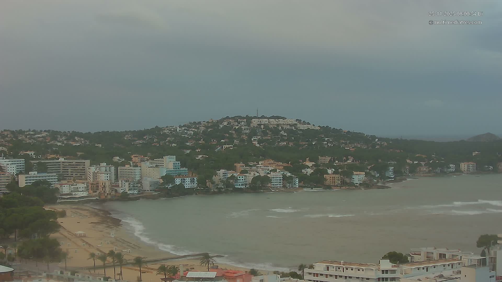 Mallorca, Santa Ponsa Beach Live Cam - Balearic Islands, Spain