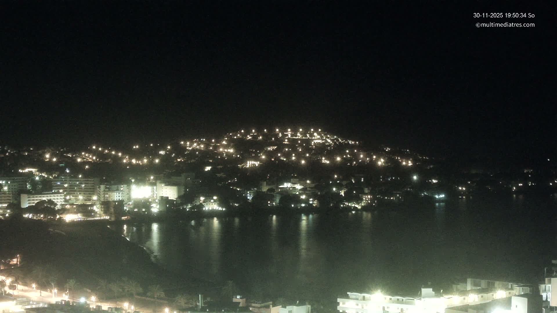 Mallorca, Santa Ponsa Beach Live Cam - Balearic Islands, Spain