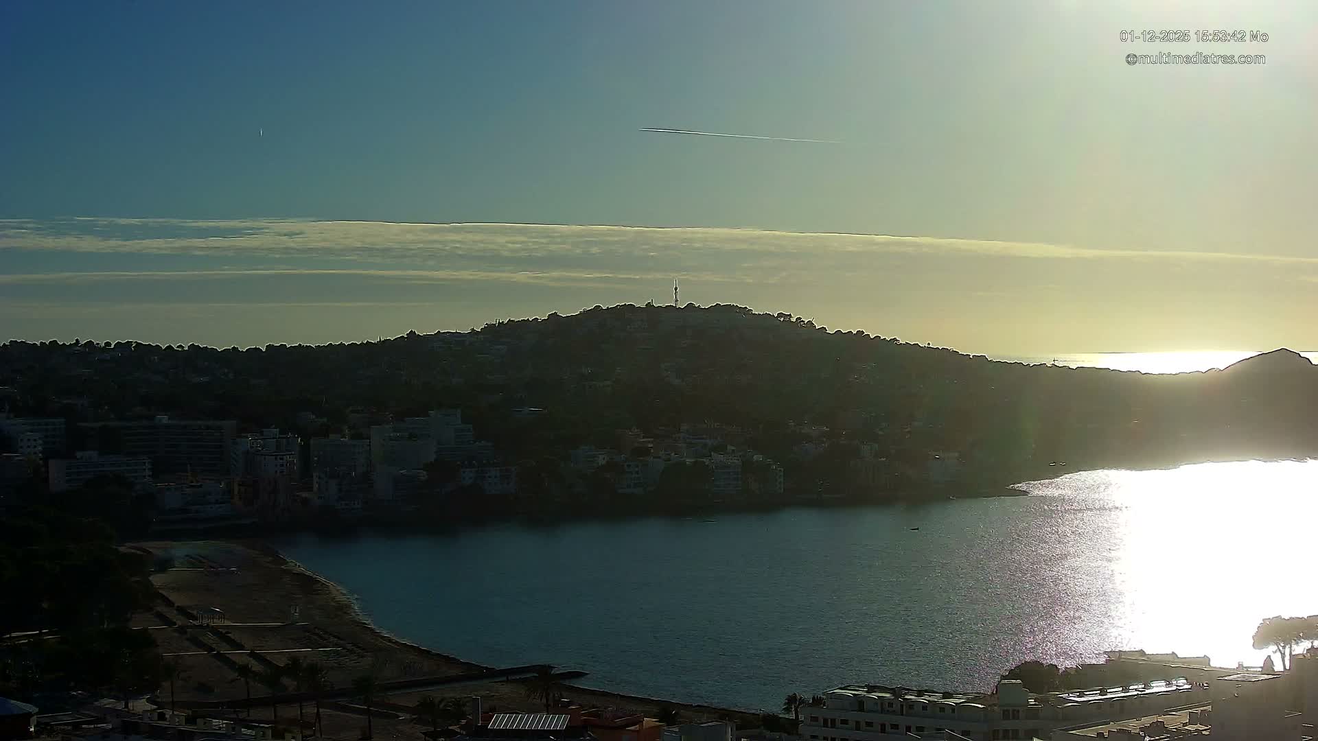 Mallorca, Santa Ponsa Beach Live Cam - Balearic Islands, Spain