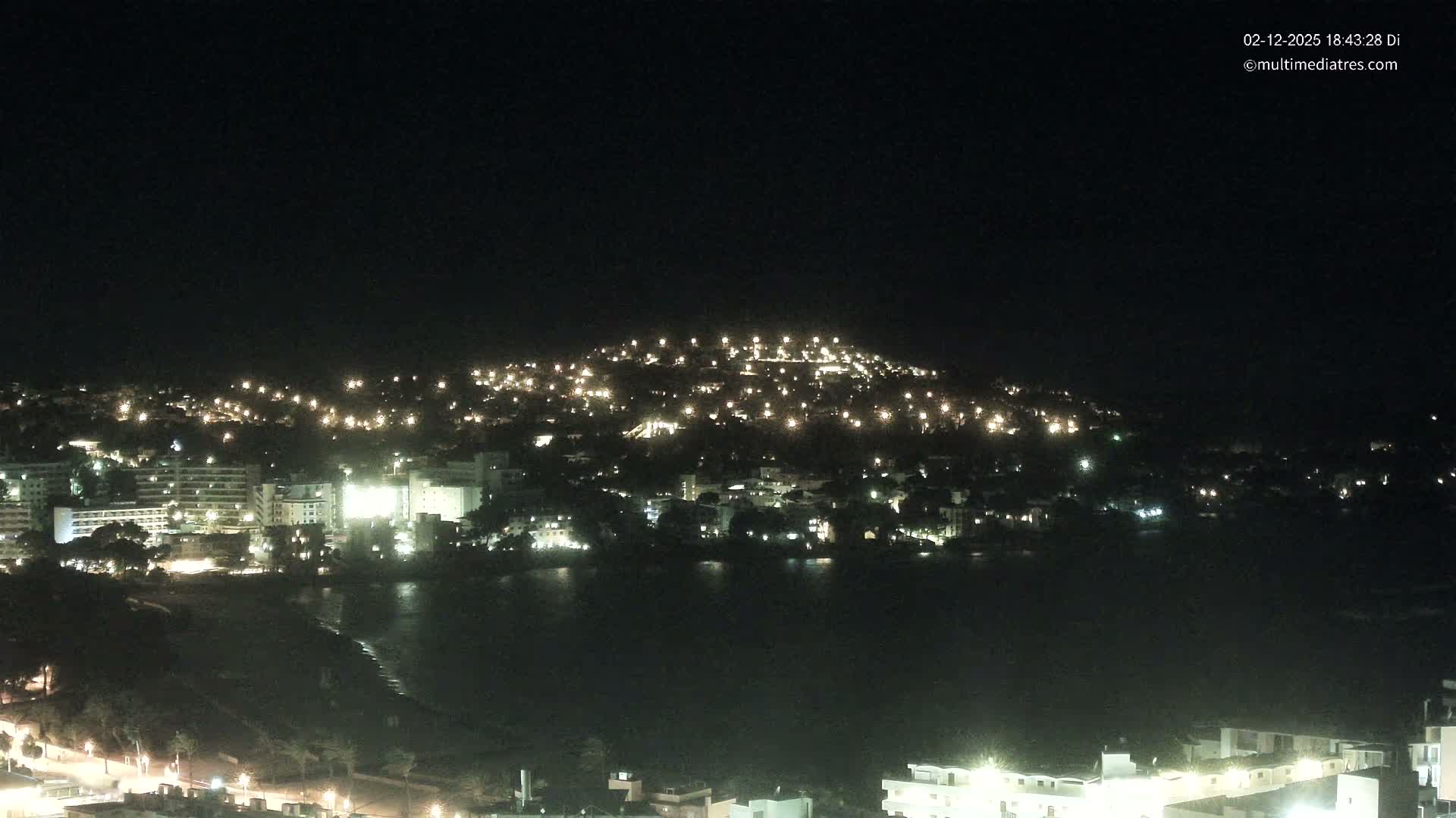 Mallorca, Santa Ponsa Beach Live Cam - Balearic Islands, Spain