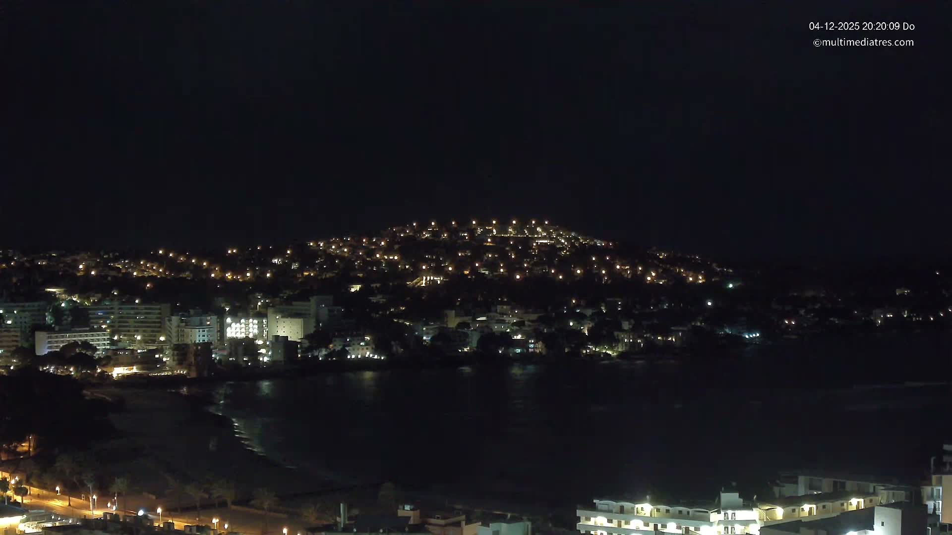 Mallorca, Santa Ponsa Beach Live Cam - Balearic Islands, Spain