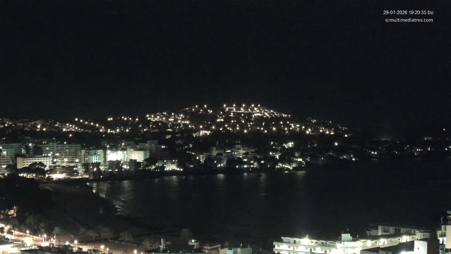 Mallorca, Santa Ponsa Beach Live Cam - Balearic Islands, Spain