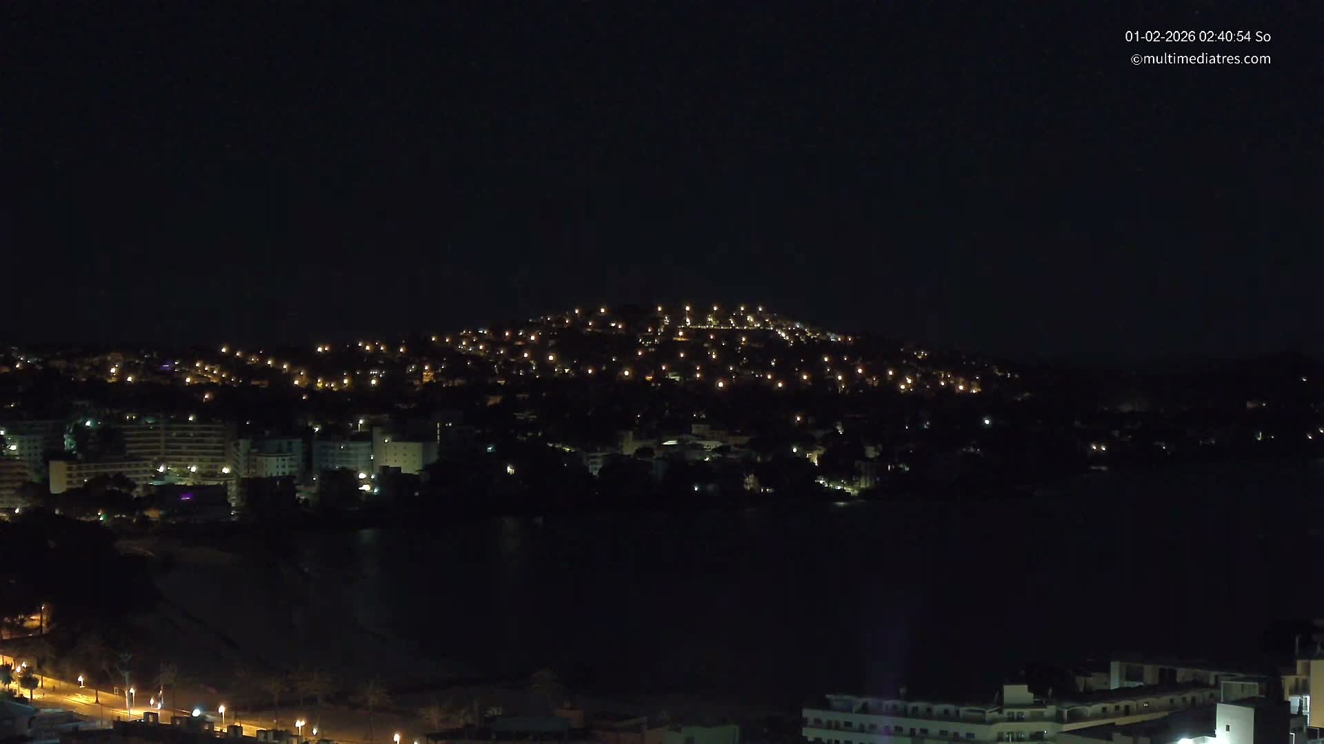 Mallorca, Santa Ponsa Beach Live Cam - Balearic Islands, Spain