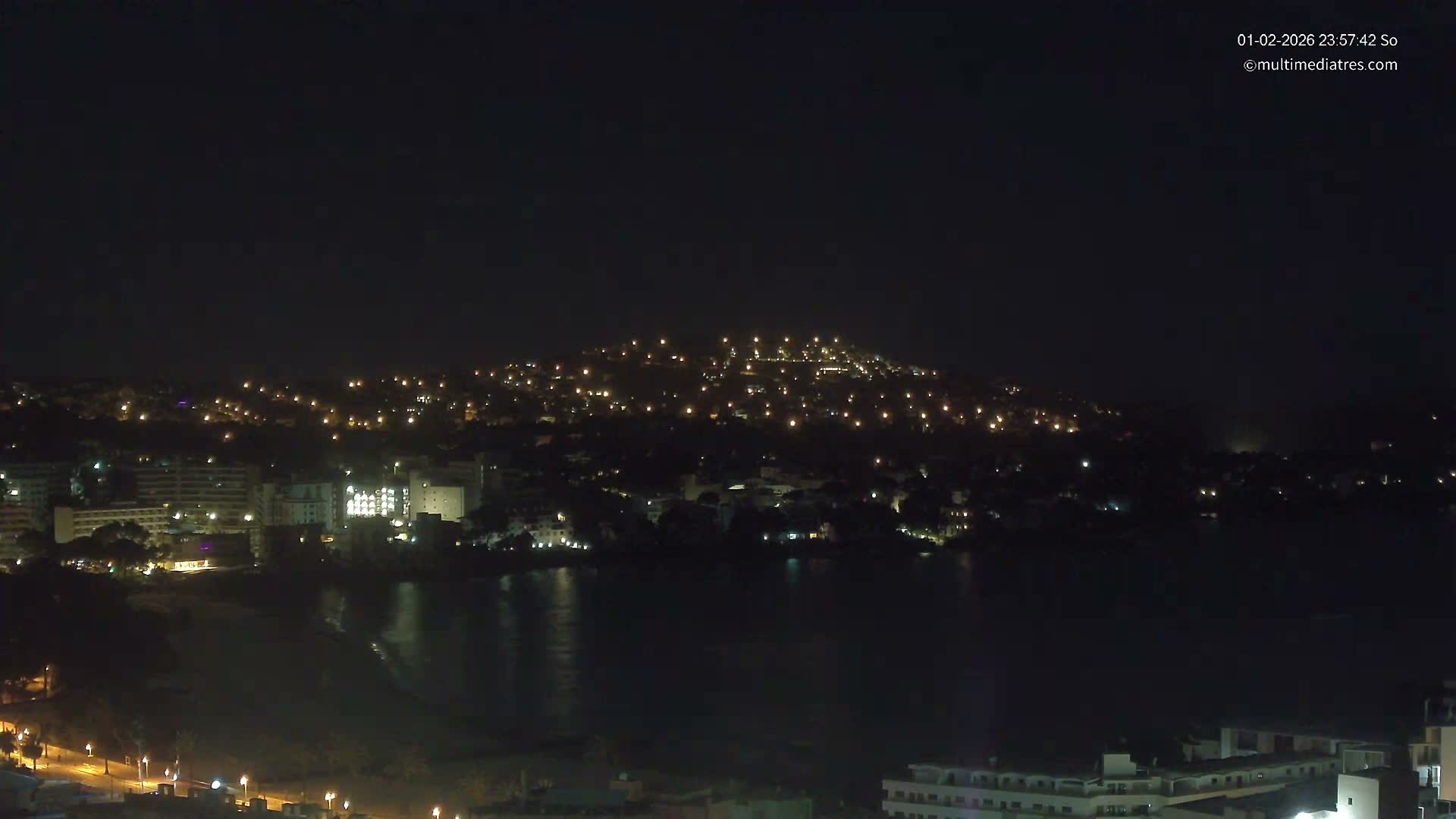 Mallorca, Santa Ponsa Beach Live Cam - Balearic Islands, Spain