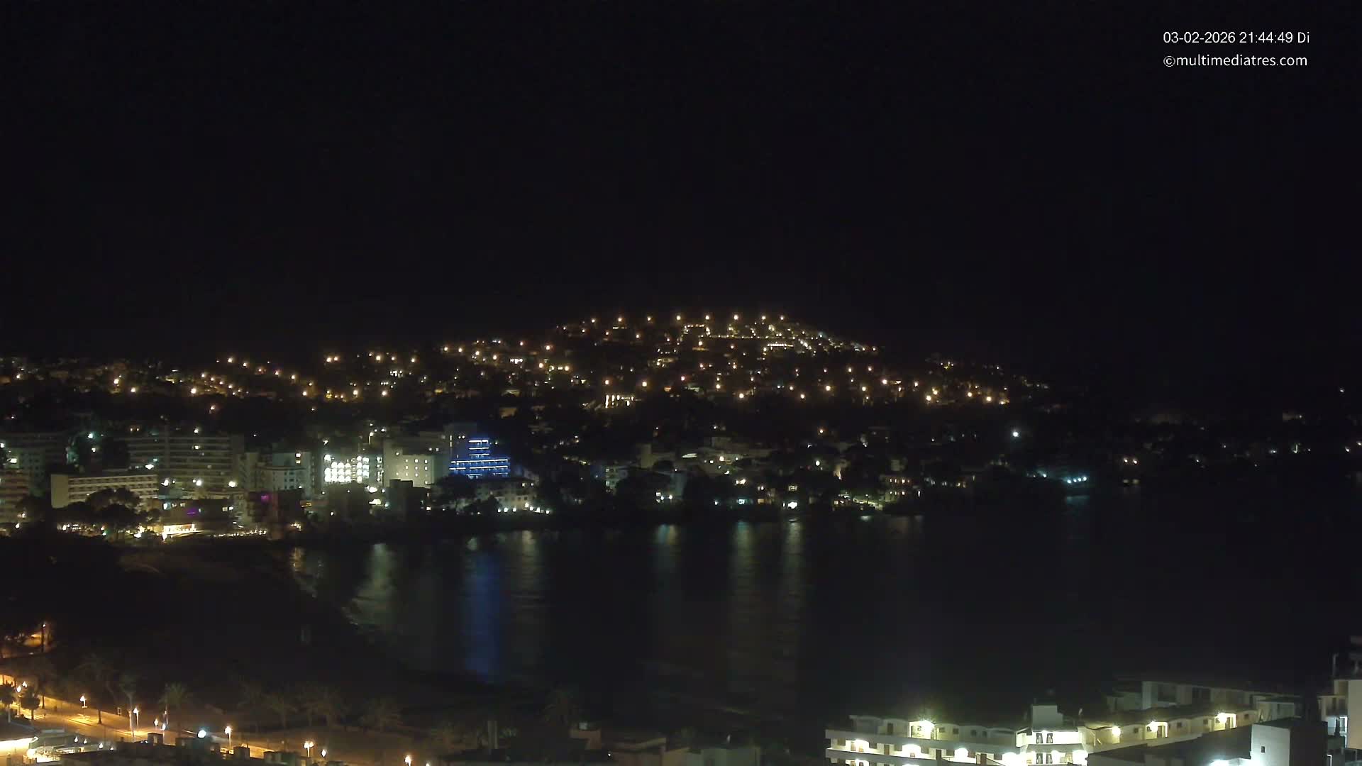Mallorca, Santa Ponsa Beach Live Cam - Balearic Islands, Spain