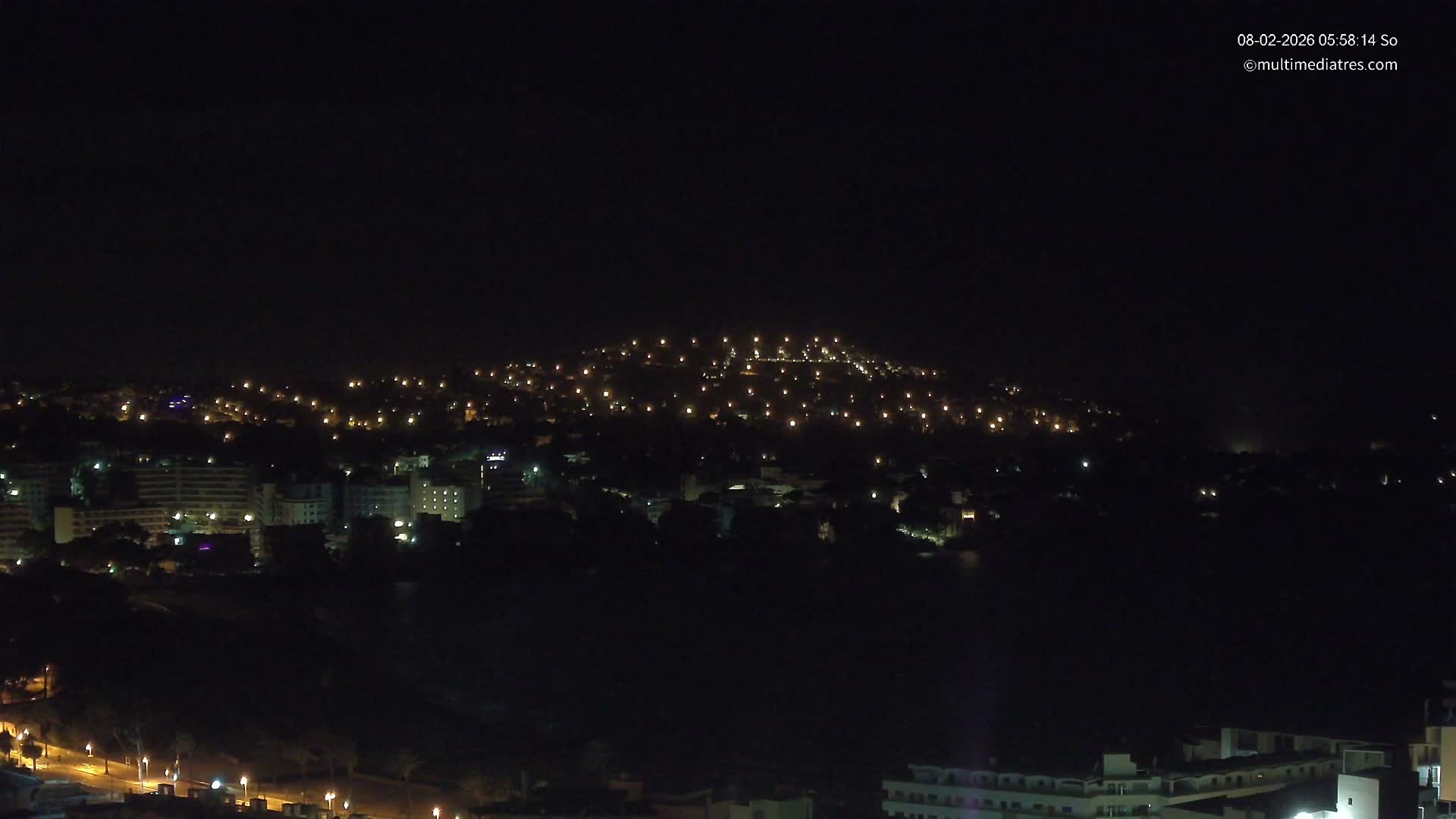 Mallorca, Santa Ponsa Beach Live Cam - Balearic Islands, Spain