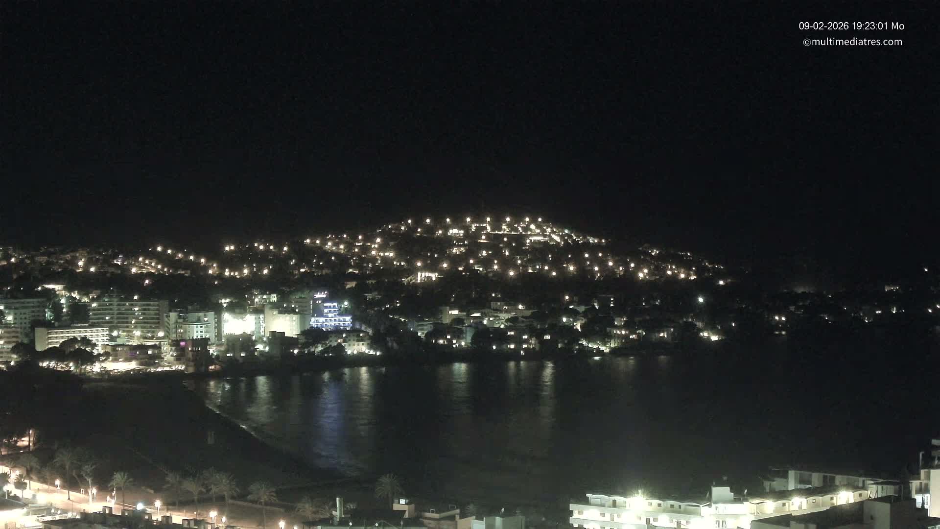 Mallorca, Santa Ponsa Beach Live Cam - Balearic Islands, Spain