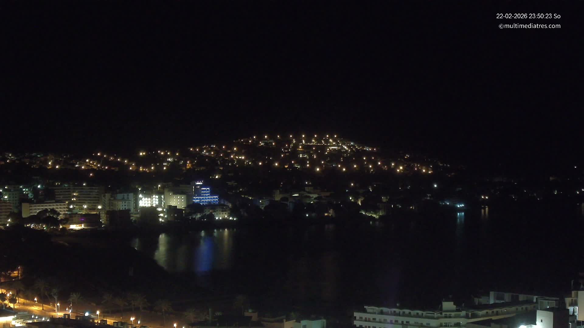 Mallorca, Santa Ponsa Beach Live Cam - Balearic Islands, Spain