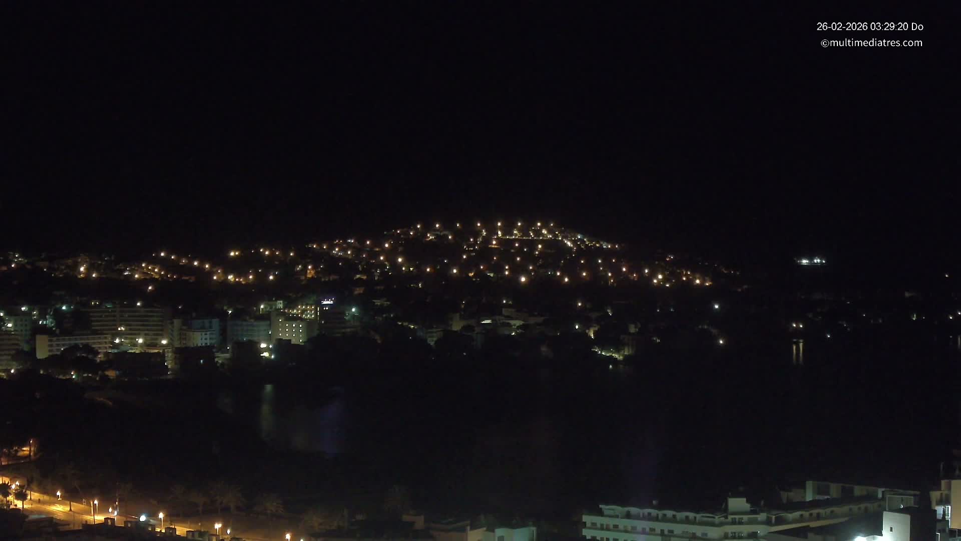 Mallorca, Santa Ponsa Beach Live Cam - Balearic Islands, Spain