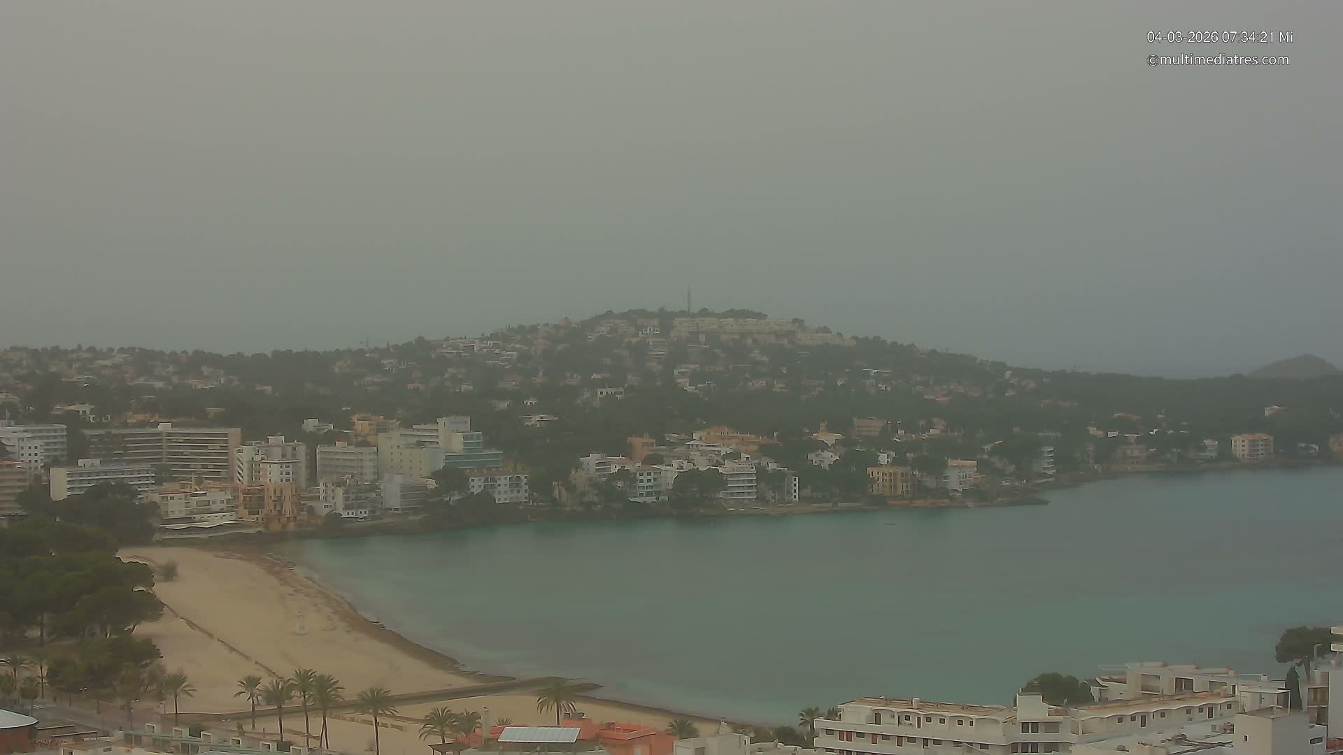 Mallorca, Santa Ponsa Beach Live Cam - Balearic Islands, Spain