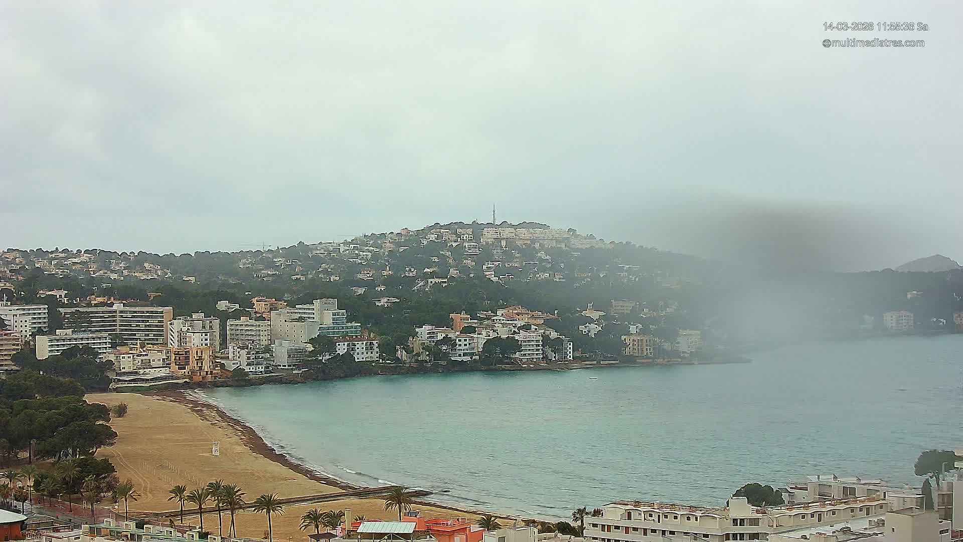 Mallorca, Santa Ponsa Beach Live Cam - Balearic Islands, Spain