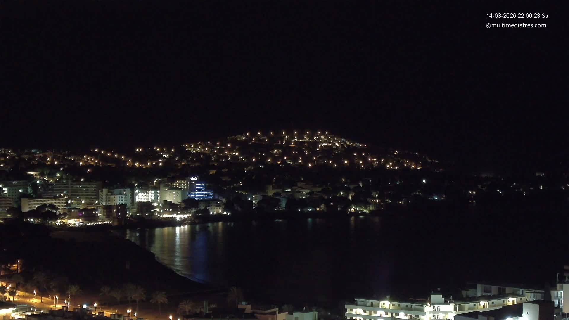 Mallorca, Santa Ponsa Beach Live Cam - Balearic Islands, Spain