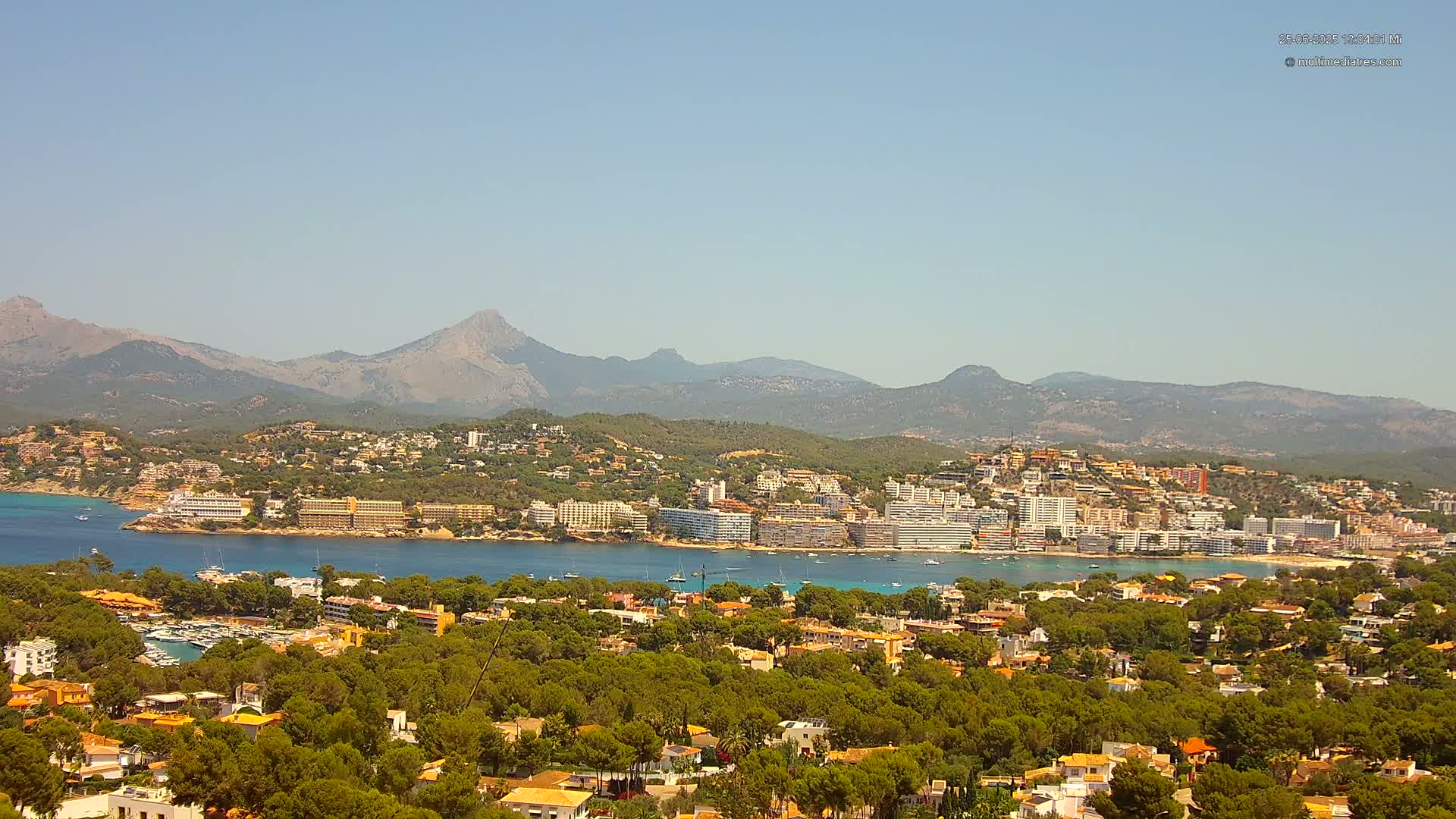 Mallorca, Santa Ponsa City Live Cam - Balearic Islands, Spain
